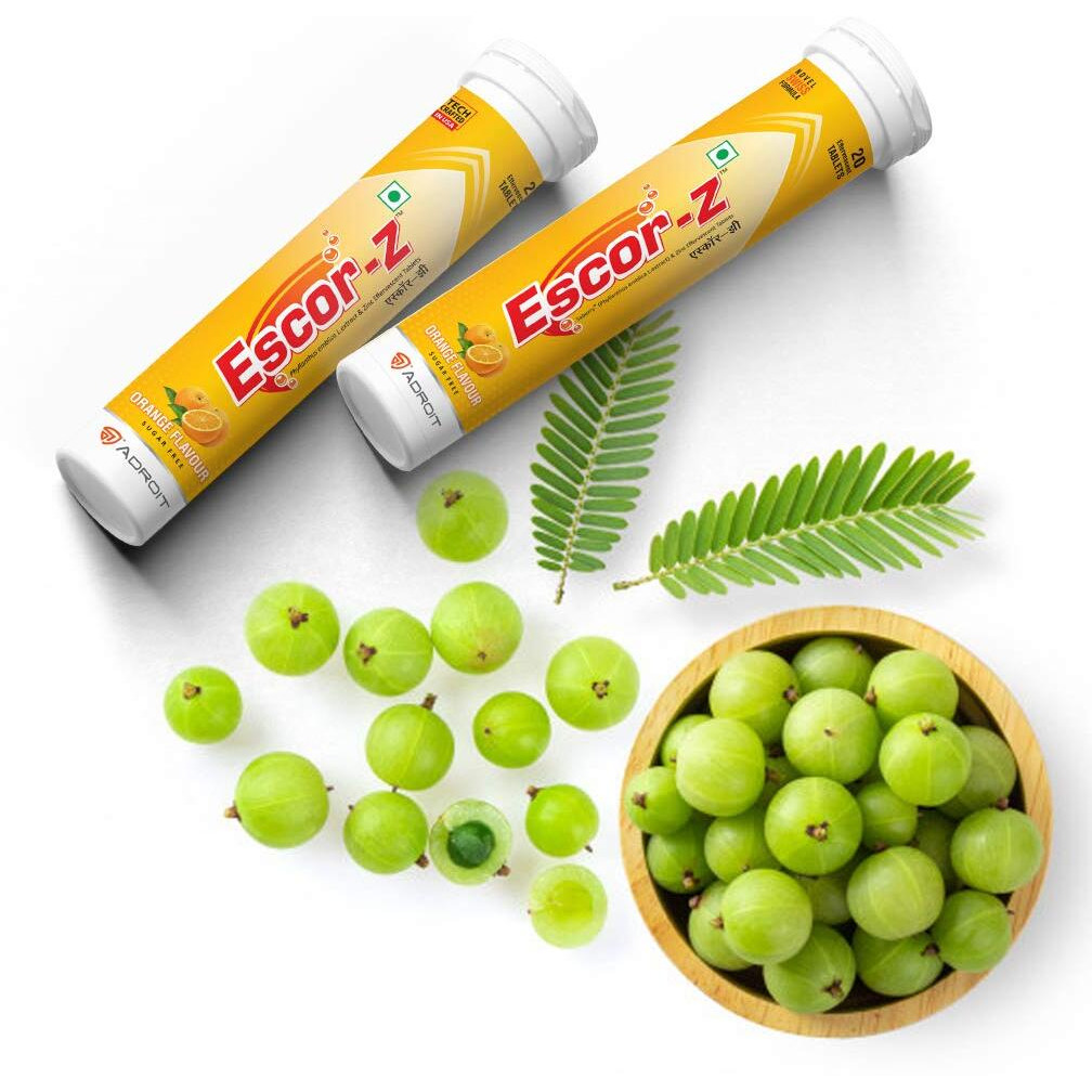 Escor-Z Orange Flavour (Pack Of Two) - Tablet