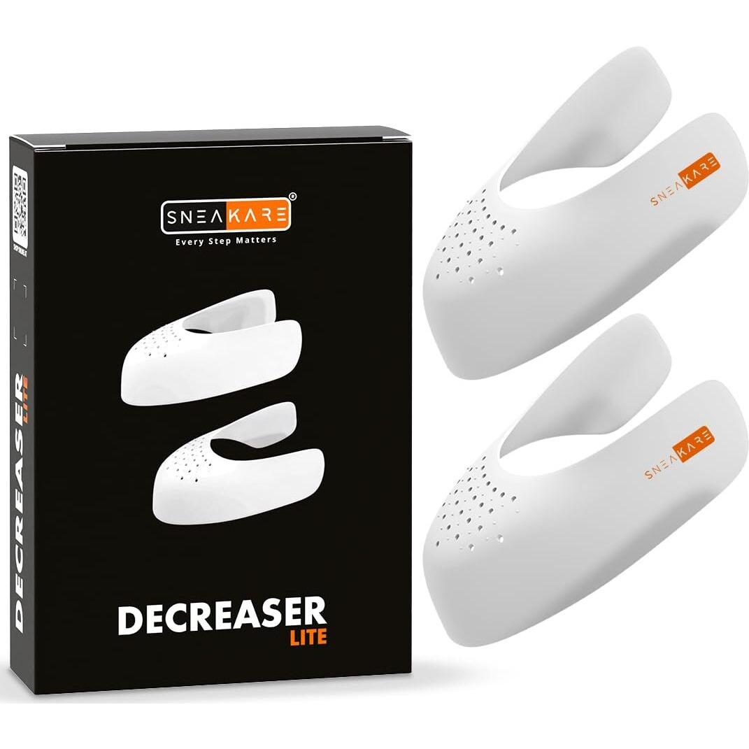 Sneakare Decreaser Lite Shoe Crease Protector For Men's Shoes - Shoe Crease Preventer For Sneakers - Anti Wrinkle Crease Guard - (Contains 2 Anti Crease Shoe Protectors For Uk7 To Uk12) - Pack Of 1