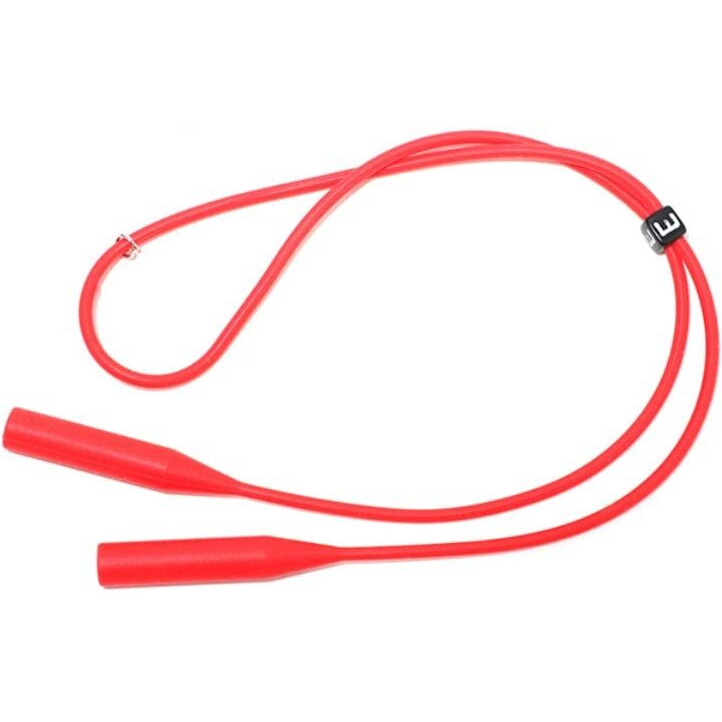 Sunshades Spectacle Rope Band Long Silicone Band Retainer Eyeglasses Strap Holder Waterproof Glasses Retainer, Sports Sunglasses Silicone Holder Chain For Men Women And Kids (Red, 2)