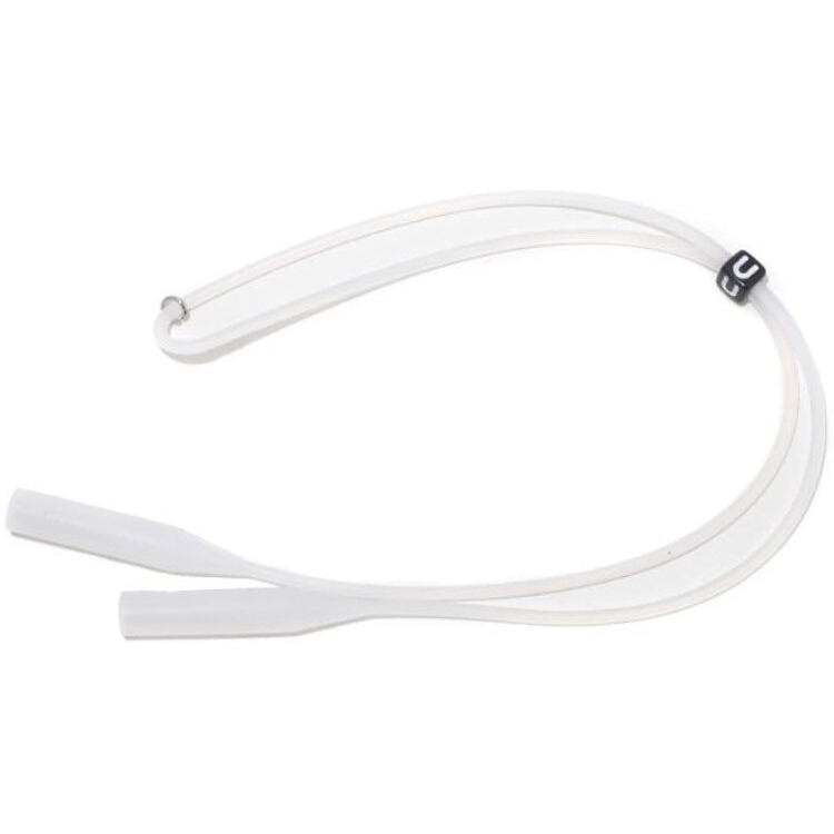 Sunshades Spectacle Rope Band Long Silicone Band Retainer Eyeglasses Strap Holder Waterproof Glasses Retainer, Sports Sunglasses Silicone Holder Chain For Men Women And Kids (White, 2)