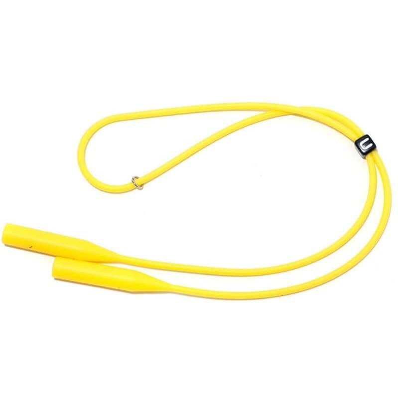 Sunshades Spectacle Rope Band Long Silicone Band Retainer Eyeglasses Strap Holder Waterproof Glasses Retainer, Sports Sunglasses Silicone Holder Chain For Men Women And Kids (Yellow, 2)
