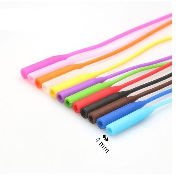 Sunshades Spectacle Rope Band Long Silicone Band Retainer Eyeglasses Strap Holder Waterproof Glasses Retainer, Sports Sunglasses Silicone Holder Chain For Men Women And Kids (Yellow, 2)