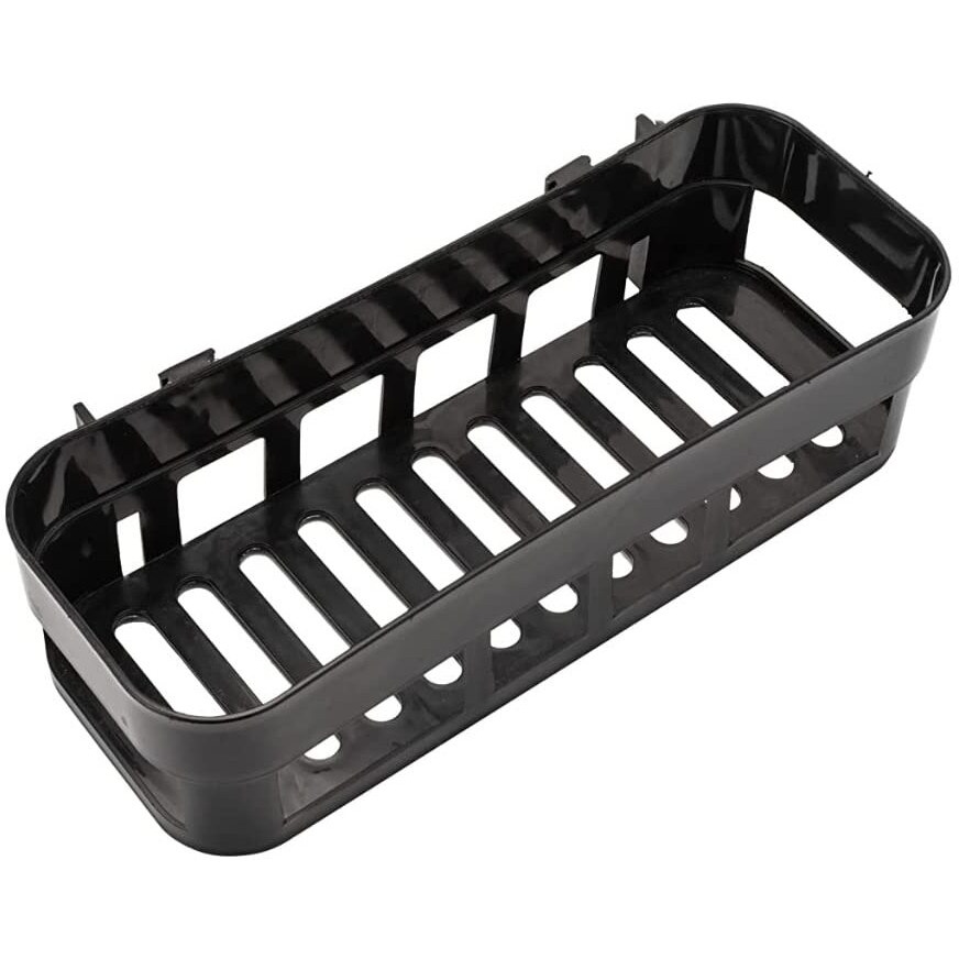 Morivahomes Multipurpose Wall Mount Bathroom Shelf And Rack For Home And Kitchen. Adhesive Sticker Support Without Drilling (4 Black Bathroom Shelf), Acrylic