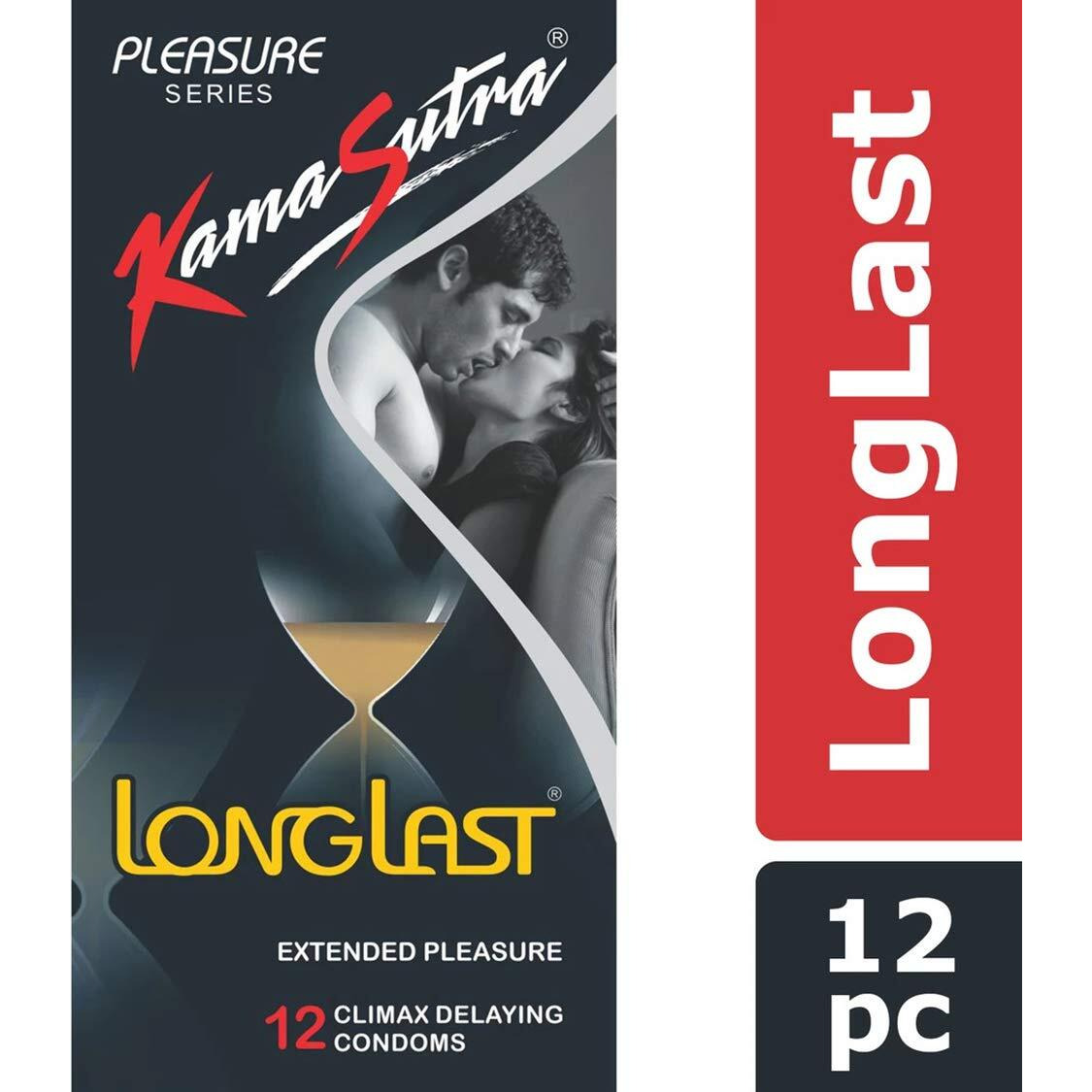 A 'Ks_Condom' Longlast Flavour Condom Made Of Natural Rubber Latex For Men(4 Pack Of 12 Condom Each)
