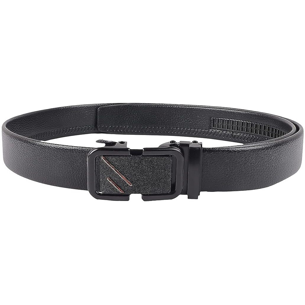 Zevora Men's Casual,Formal Leather Auto Lock Buckle Belt