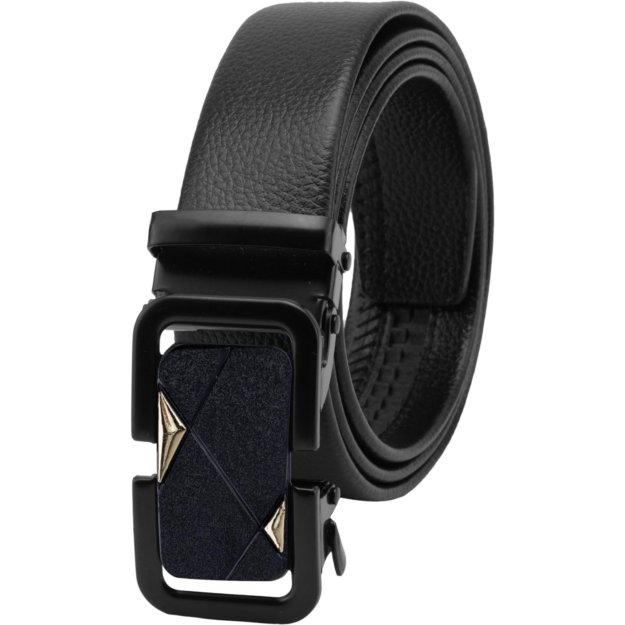 Zevora Men's Casual,Formal Leather Auto Lock Buckle Belt
