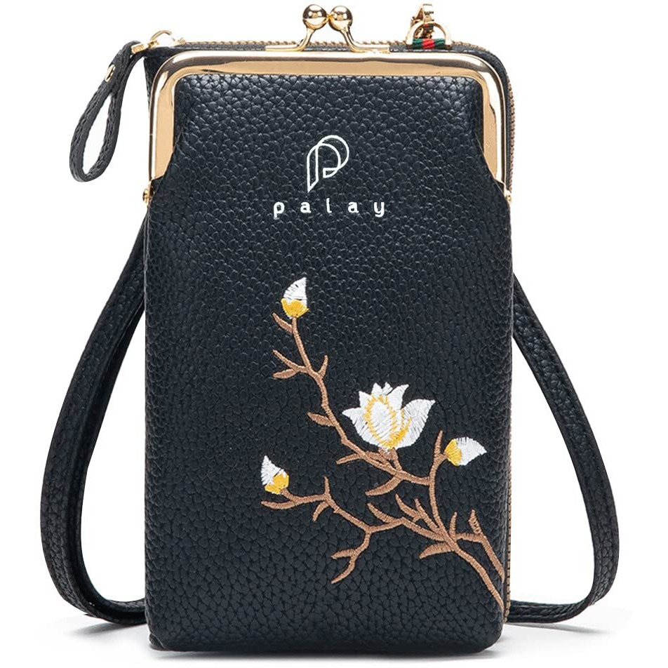 Palay Women Crossbody Phone Bags For Mobile Cell Phone Holder Pocket Wallet Pu Leather Sling Wallet For Women Girls Ladies Mini Shoulder Bags With Credit Card Slots