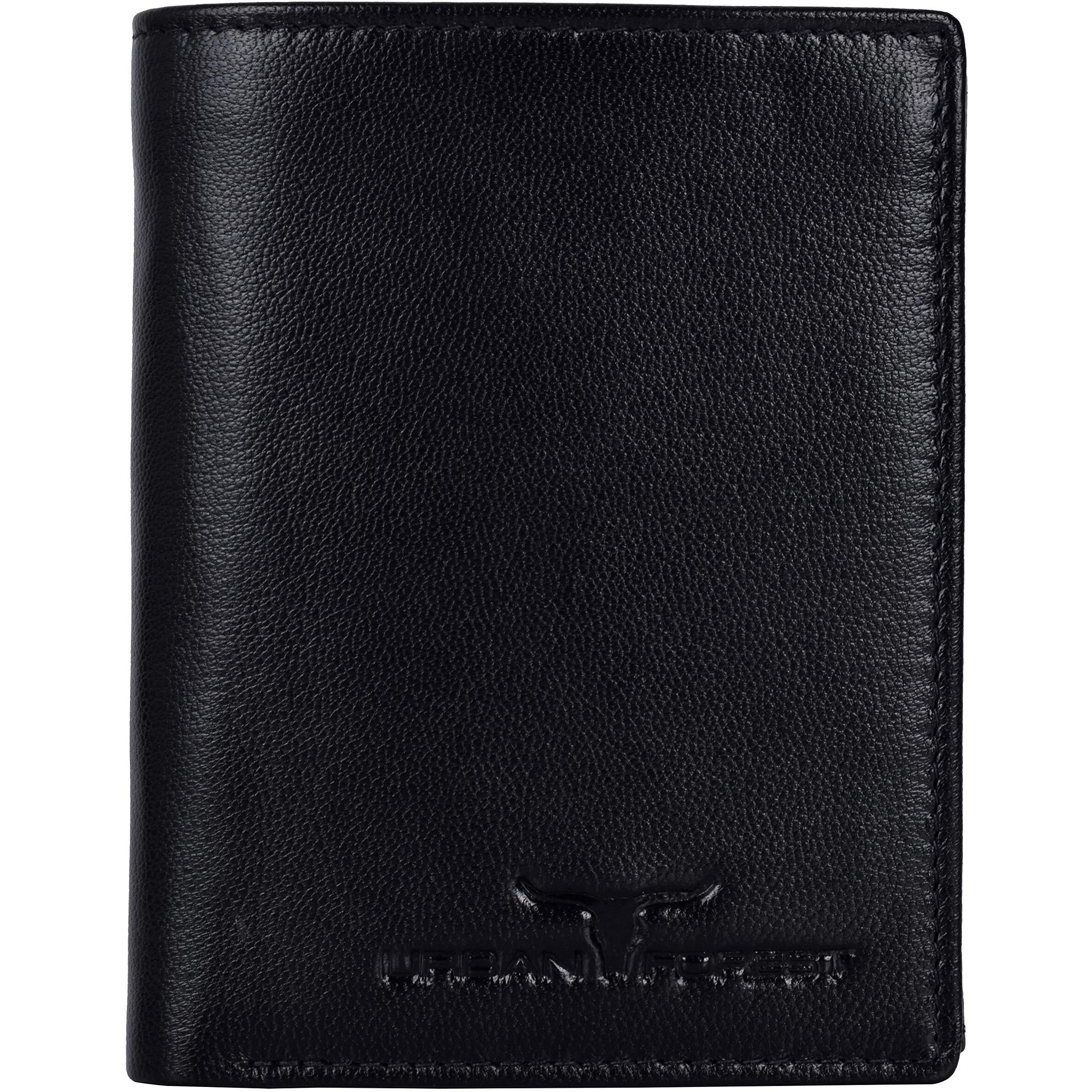 Urban Forest Toronto Black Leather Wallet And Pen Combo For Men