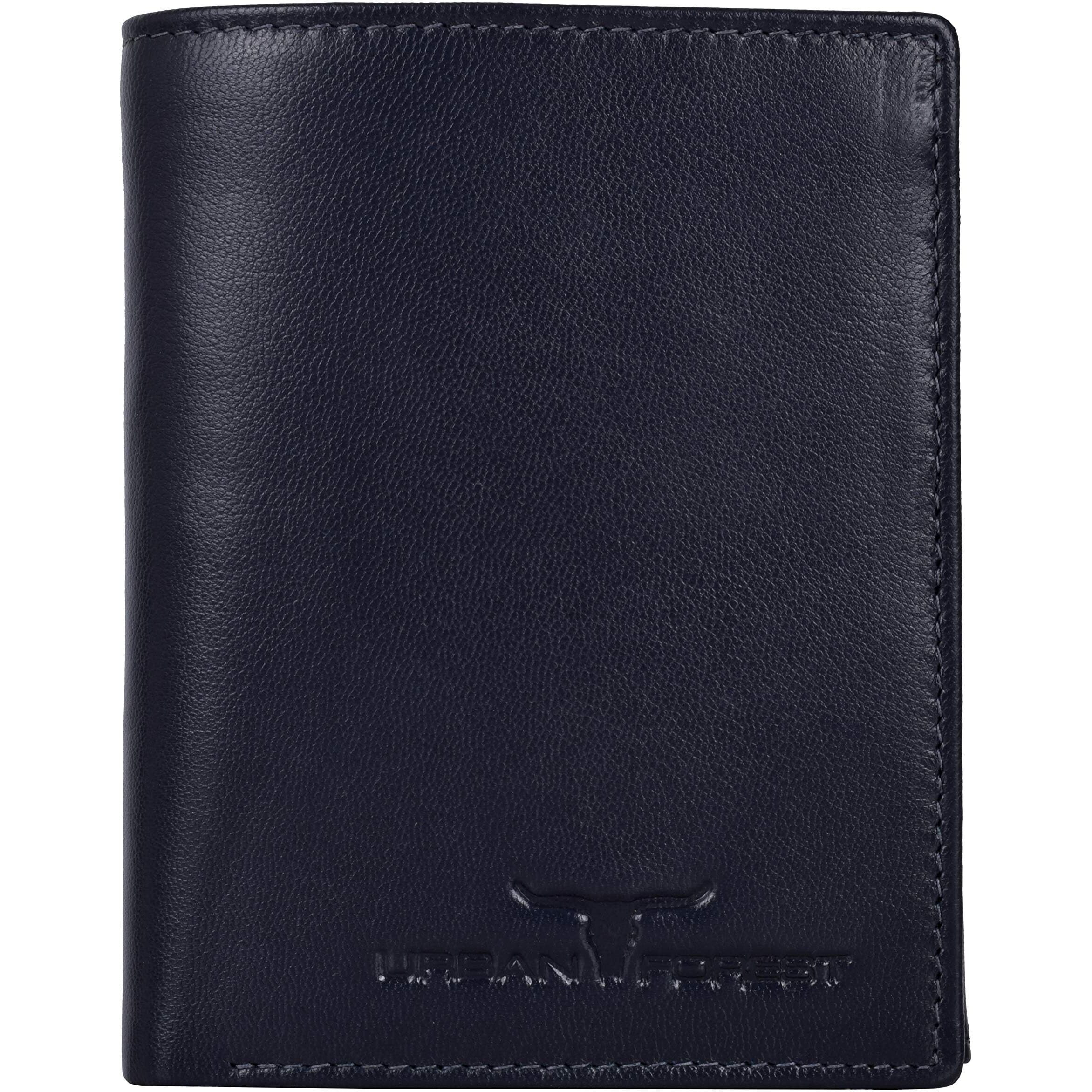 Urban Forest Toronto Dark Blue Leather Wallet & Pen Combo For Men