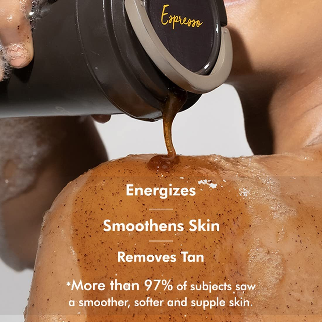 Mcaffeine Exfoliating Espresso Coffee Body Wash With Natural Aha | Tan Removal Body Wash For Soft & Smooth Skin | Energizing Mcaffeine Shower Gel For Men & Women | Shower Gel | 300Ml In Coffee Cup