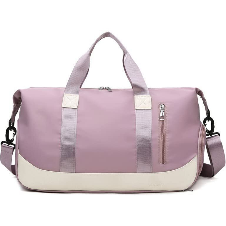 Furn Aspire Cotton Blend 22 Cms Gym Bag(Cross Body Gym Bag-V_Pink)