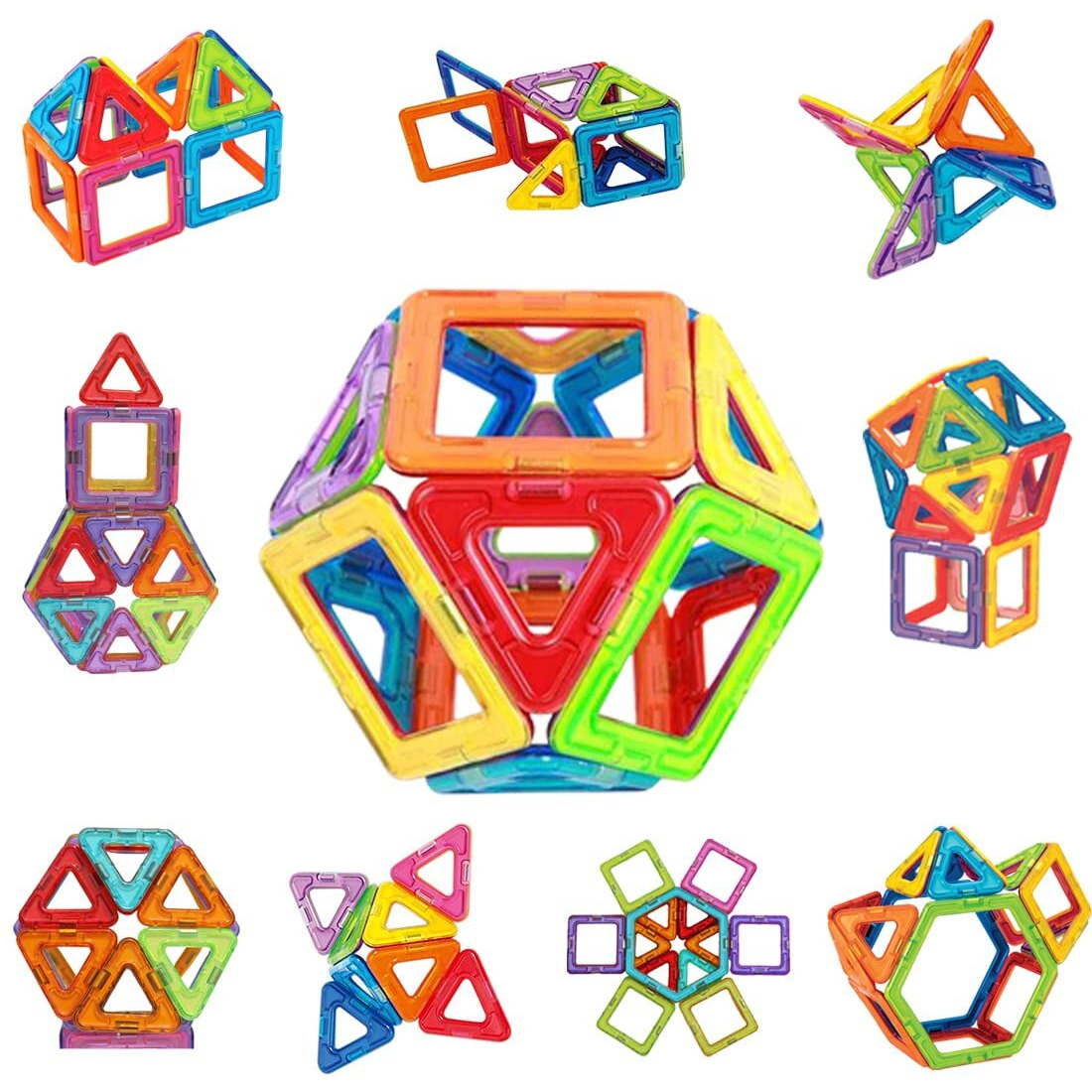 Wembley Magnetic Blocks For Kids Toys For 3+ Yrs Old Boys Girls|Magnetic Toys For Kids 4 5 6 7 8 9 10 Years Magnet Puzzle Game Toy For Kids -20 Pcs,Multicolor