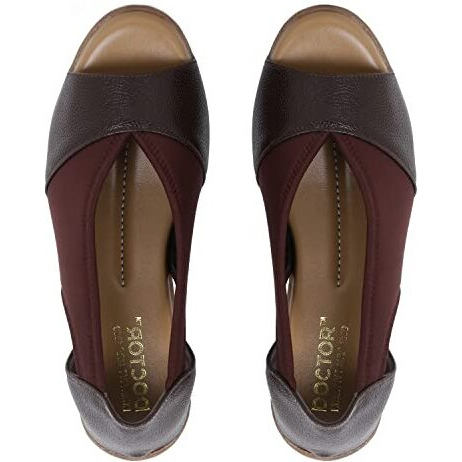 Doctor Extra Soft Women's Sandals Ortho Care Orthopaedic Diabetic Daily Use Dr Sole Footwear Casual Stylish Chappals Slippers For Ladies & Girl's 2122Brown-42 Uk