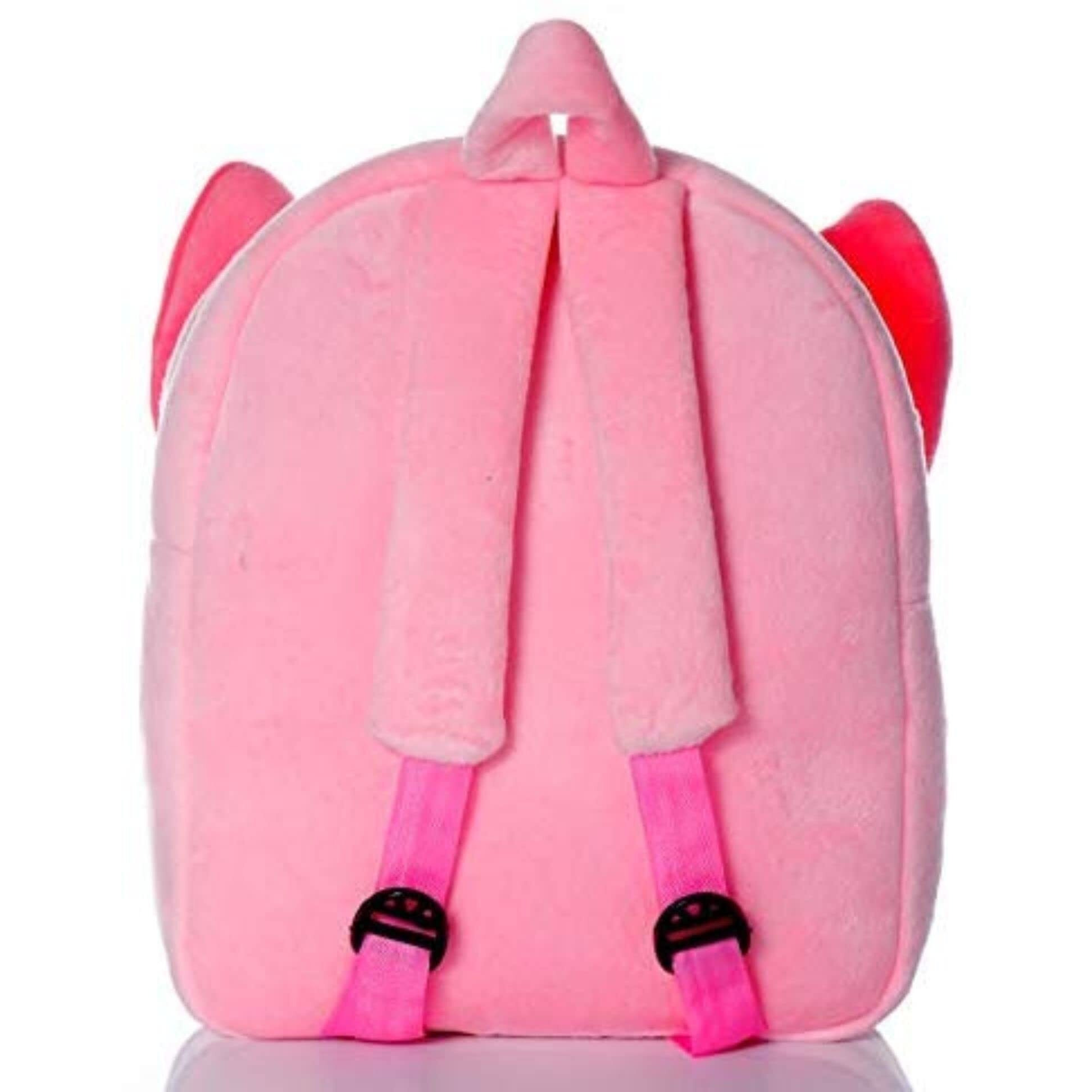 Frantic Fullbodyelephant Kids Soft Animal Cartoon Travelling School Bag Soft Plush Standard Backpack Boys Girls Baby For 2 To 5 Years Baby/Boys/Girls Nursery,Preschool,Picnic,Medium,Grey,10 Liters