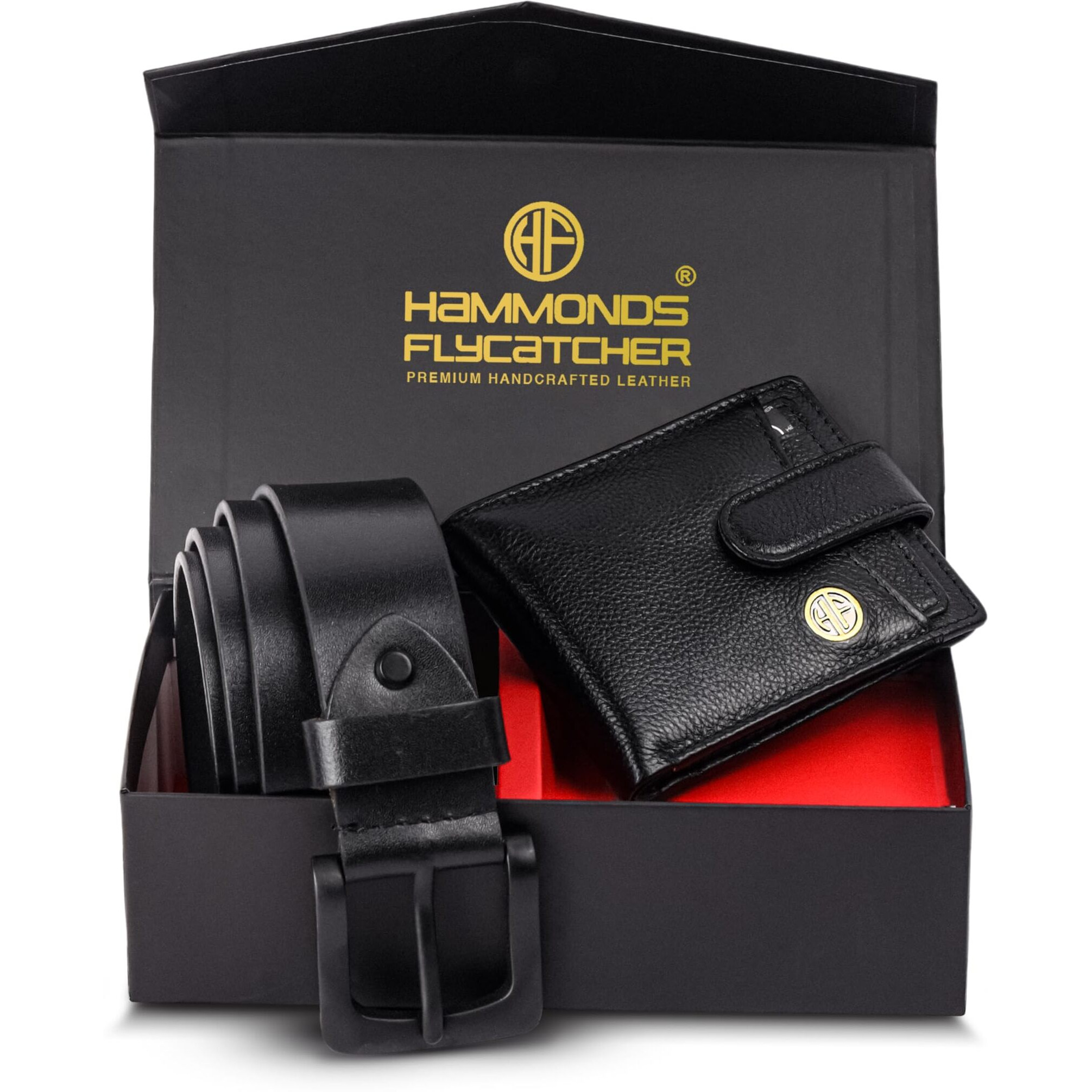 Hammonds Flycatcher Genuine Leather Belt Wallet Combo - Valentine's Gift For Boyfriend And Husband - Birthday Gift For Boyfriend Unique - Leather Wallet & Belt Combo-Gift Ideas For Husband, Boyfriend