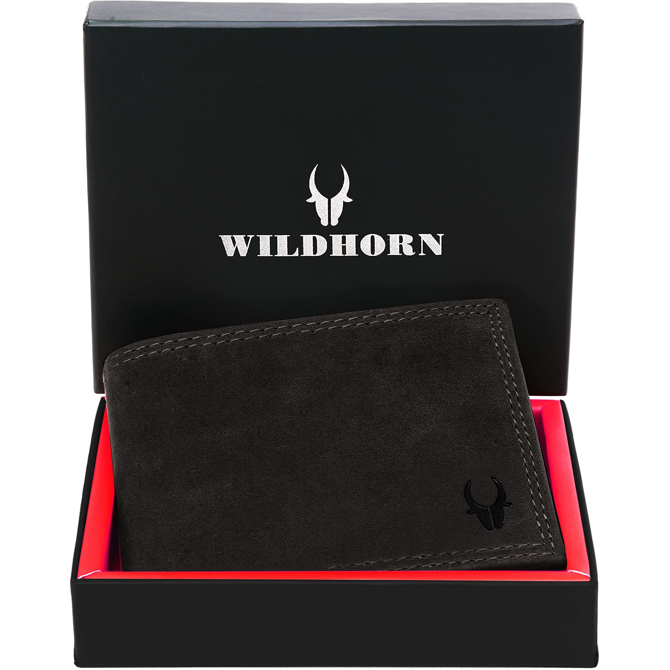 Wildhorn Leather Wallet For Men (Dark Brown Hunter)