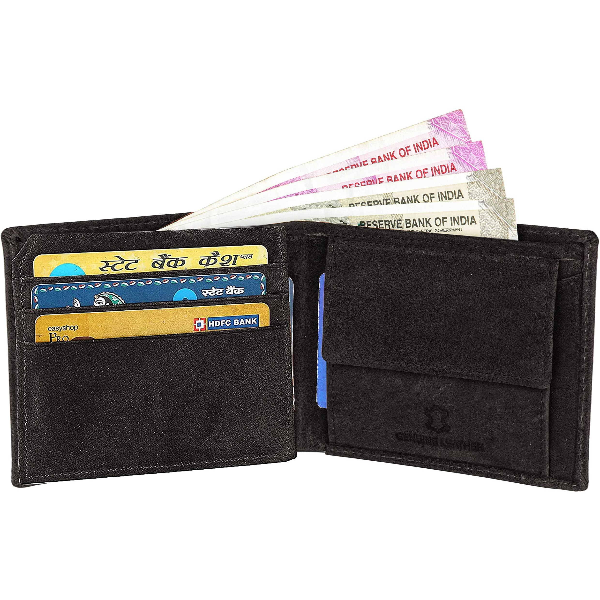 Wildhorn Leather Wallet For Men (Dark Brown Hunter)