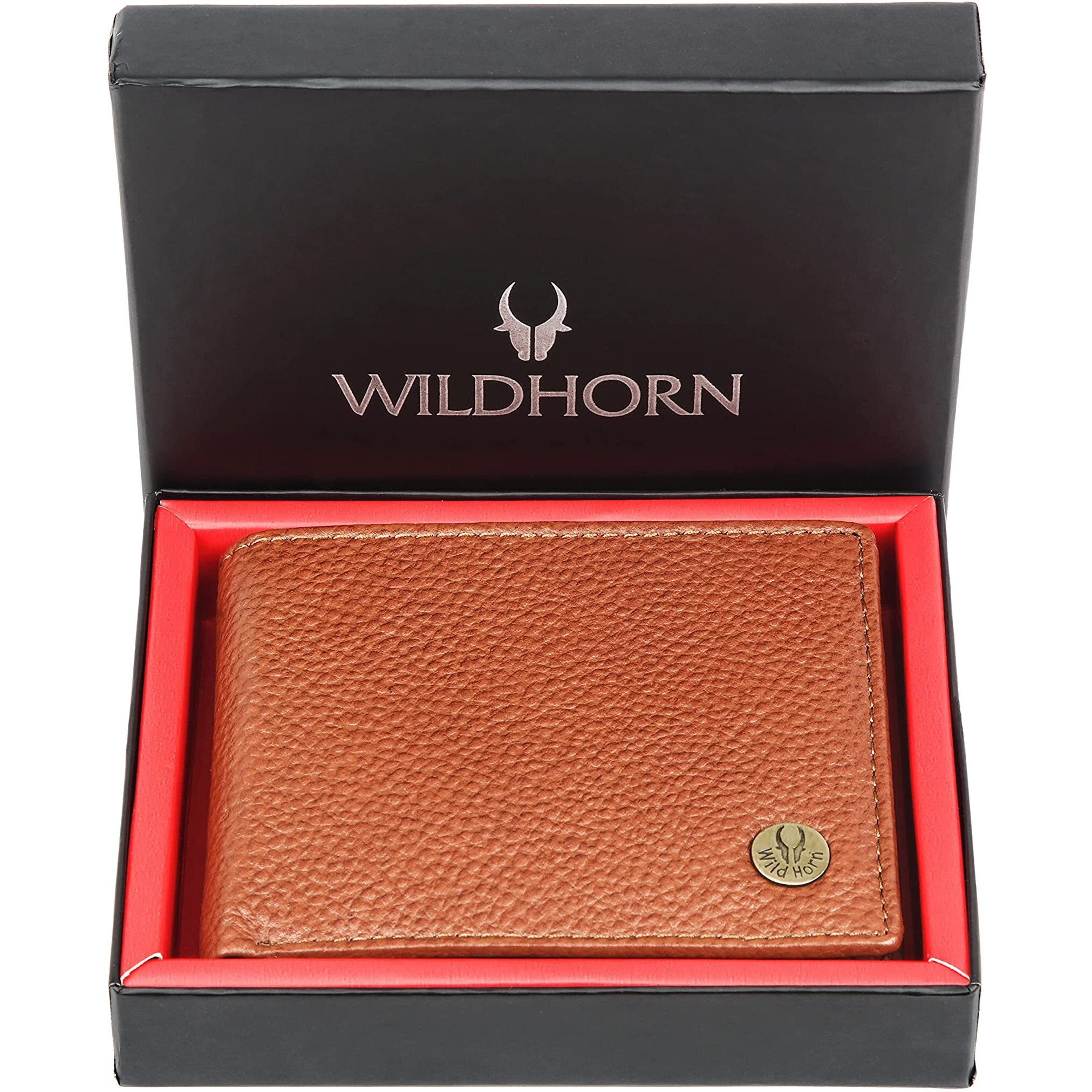 Wildhorn Rfid Protected Leather Wallet For Men,Tan