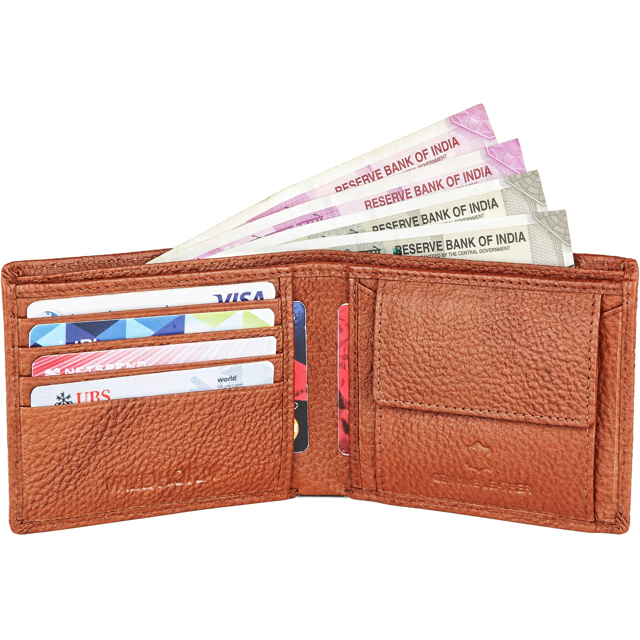 Wildhorn Rfid Protected Leather Wallet For Men,Tan