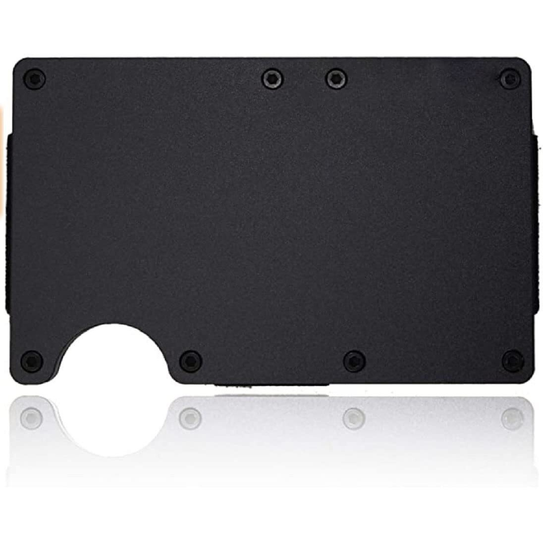 Contacts Unisex Card Holder Minimalist Metal Rfid Blocking Card Wallet With Cash Strap Slim Wallet | 7 Card Holder Expandable (Pop14-New1 With Keyring)