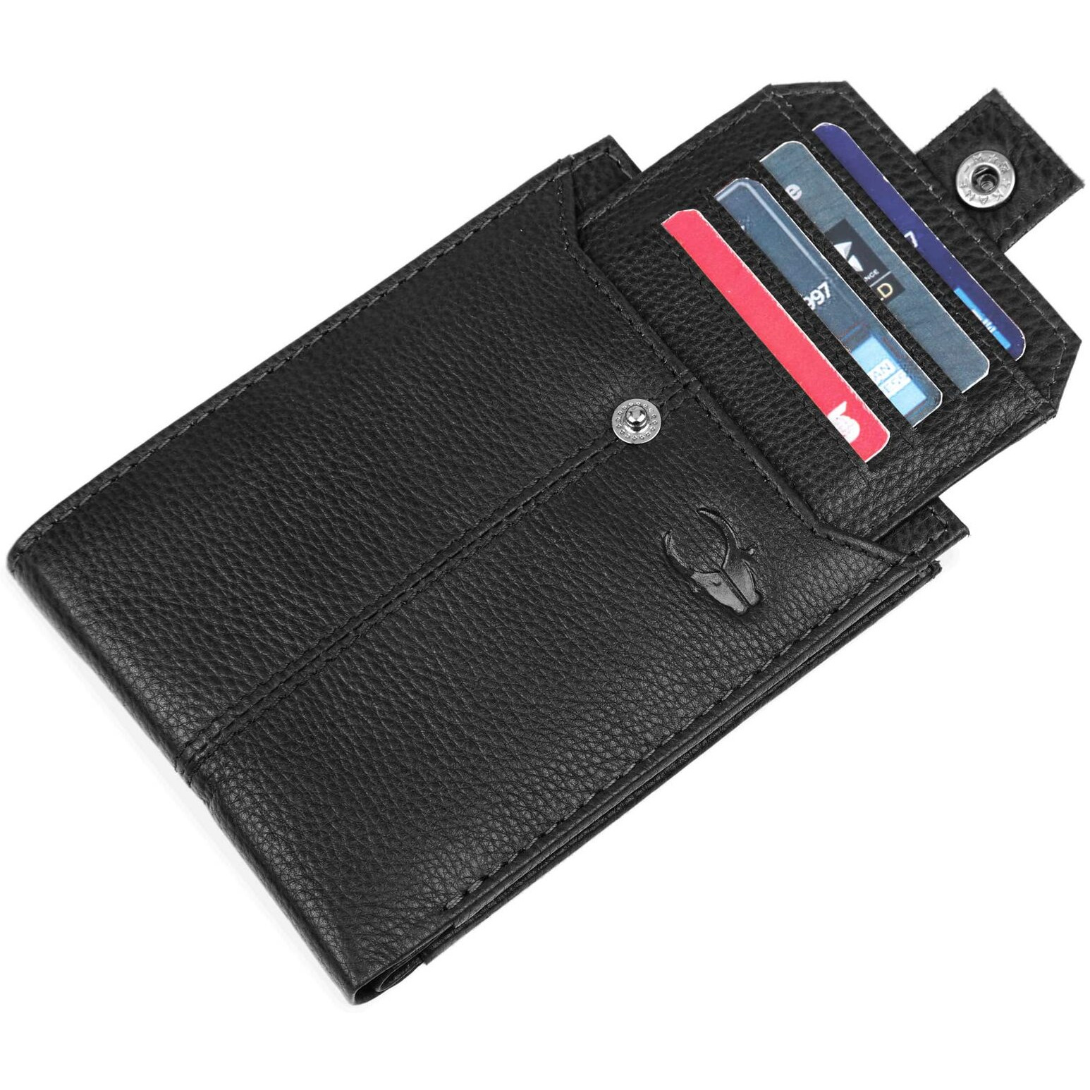 Wildhorn Rfid Protected Leather Wallet For Men, Black