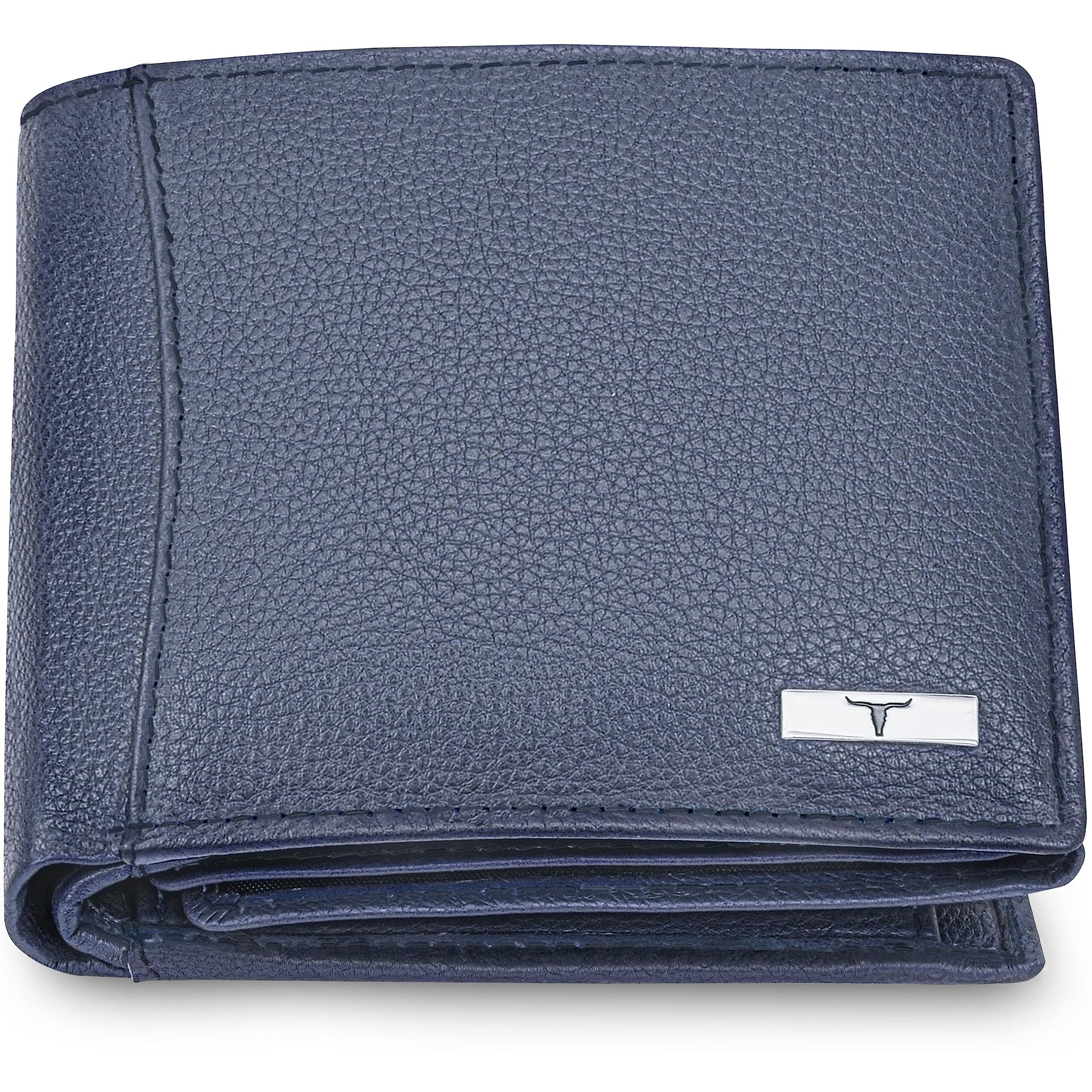 Urban Forest Oliver Pale Blue Leather Wallet For Men