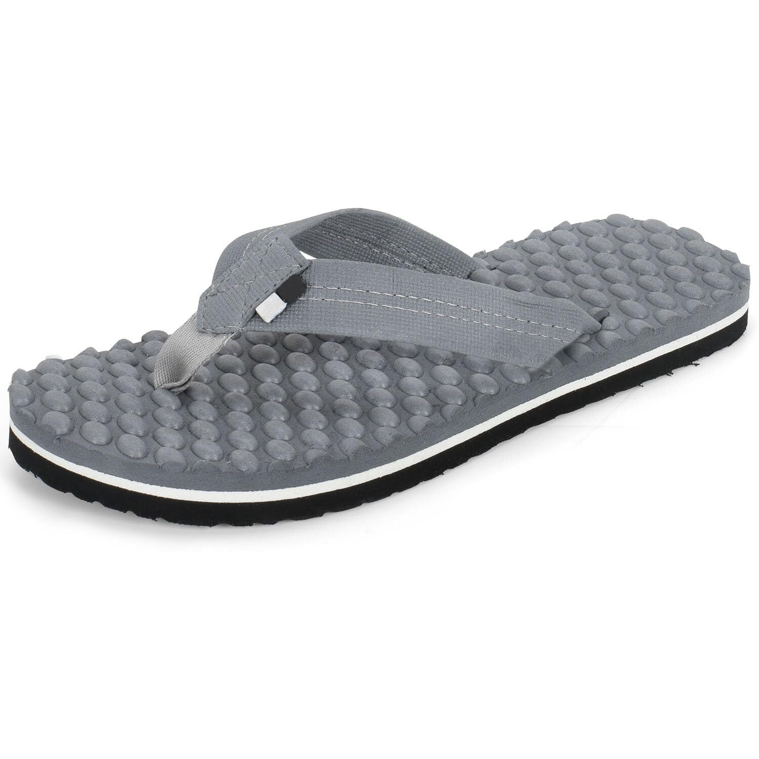 Doctor Extra Soft House Slipper For Men's Care |Orthopaedic | Diabetic | Comfortable | Cushion | Flip-Flop Men's & Boys Home Slides For Daily Use Bubble Softy D-30-Grey-7 Uk