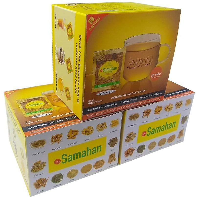 Samahan Instant Ayurvedic Care-Extact Of 14 Herbs (150 Sachets)