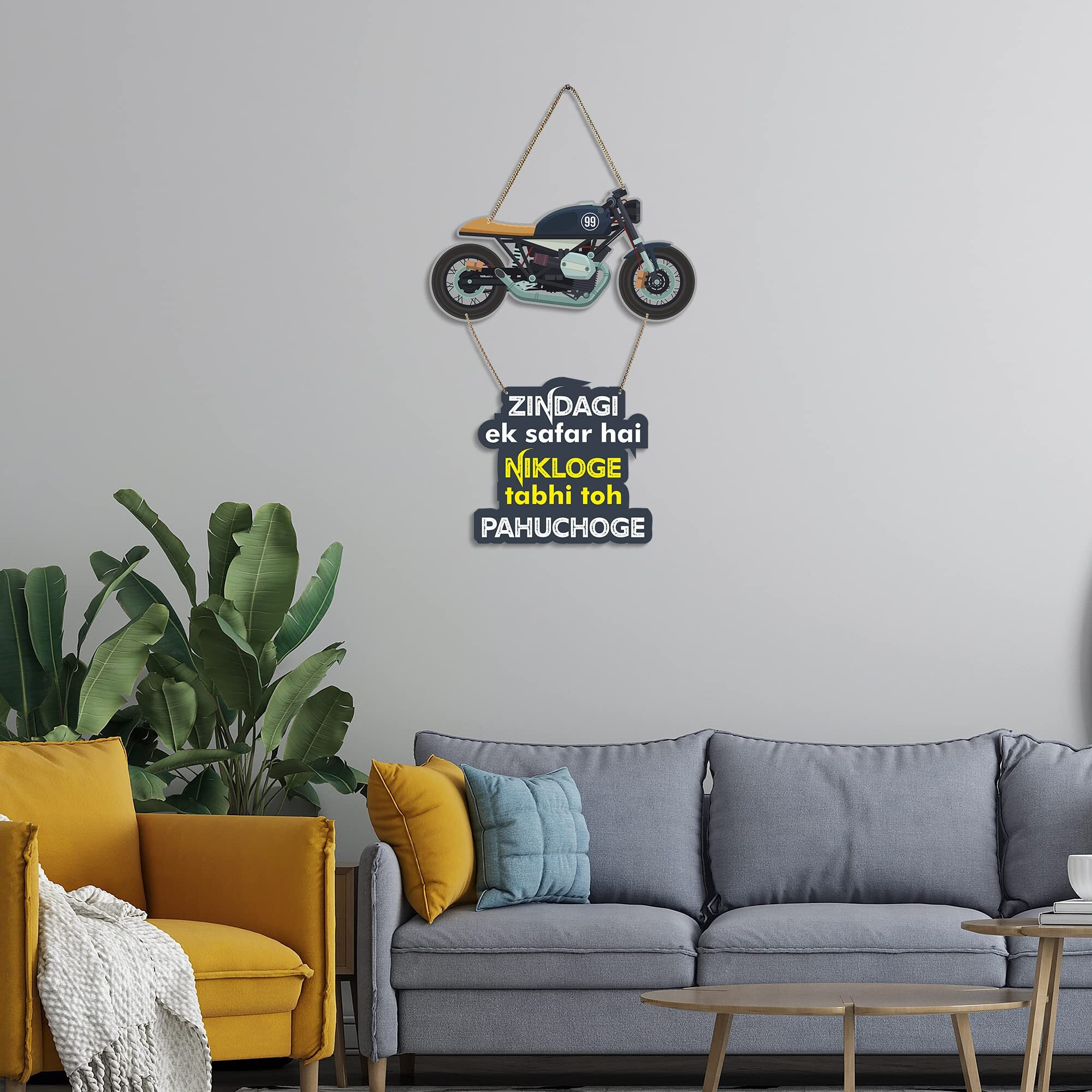 Artvibes Designer Wooden Wall Hanging With Quotes For Home Decor | Office | Gifts | Living Room | Bedroom | Wooden Decorative Items | Modern Painting | Artworks Wall Hangings (Wh_5702N)