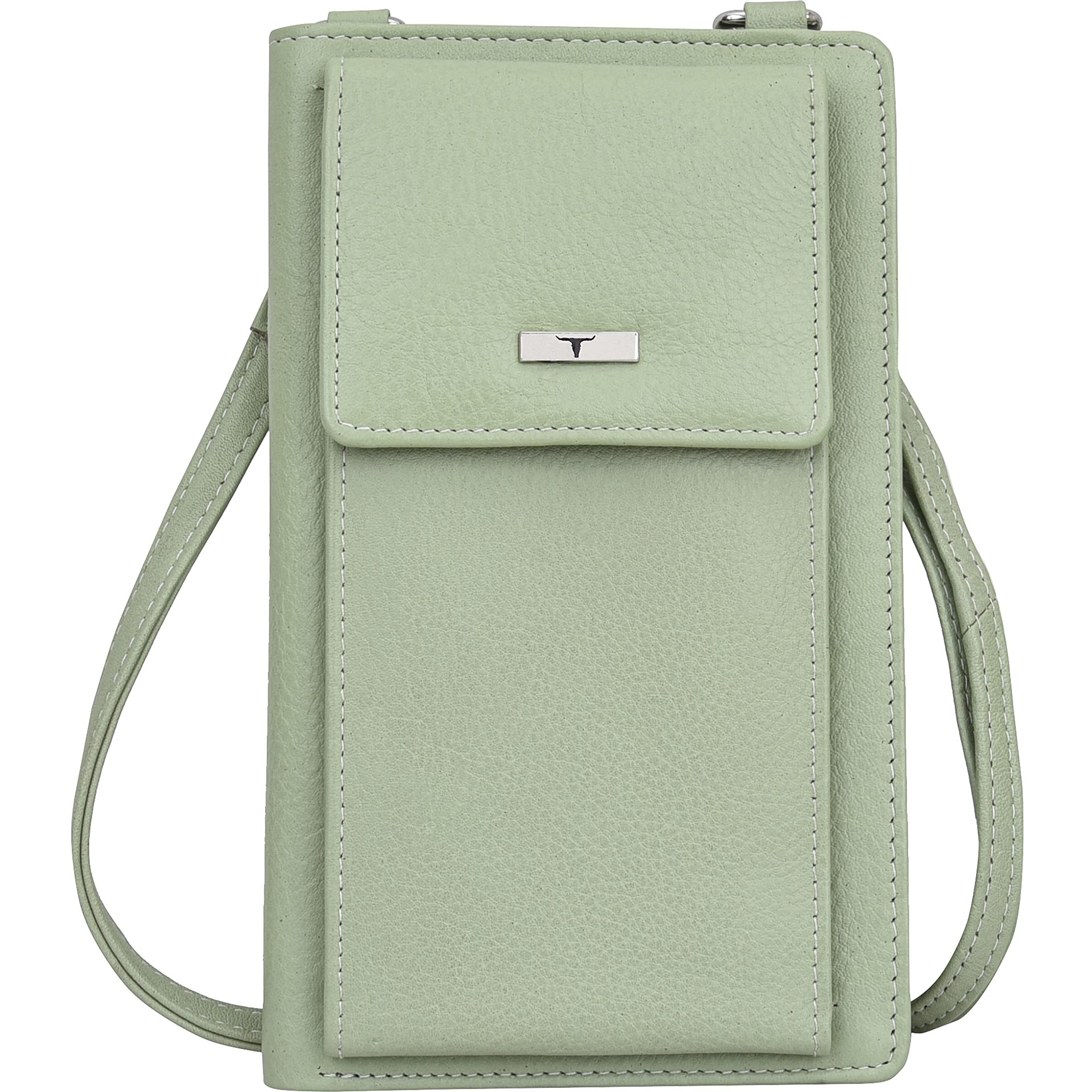 Urban Forest Ruby Mint Green Leather Wallet For Women