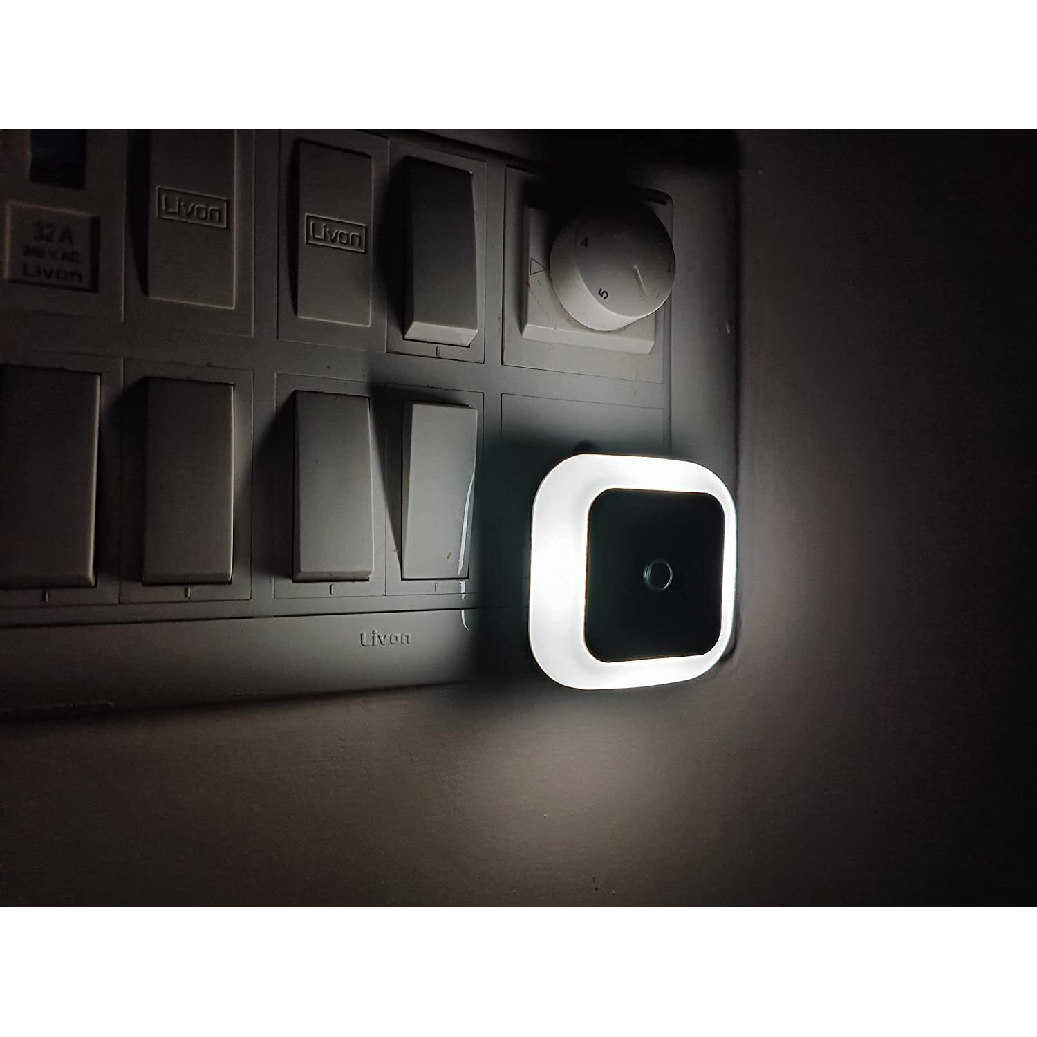 Zoqweid Plug Light Night | Plug In Night Lamp | Dim Light For Bedroom Night | Night Lamp For Bedroom Plug Type | 0.5W Led With Smart Automatic On Off Night Sensor (Night Lamp - White)