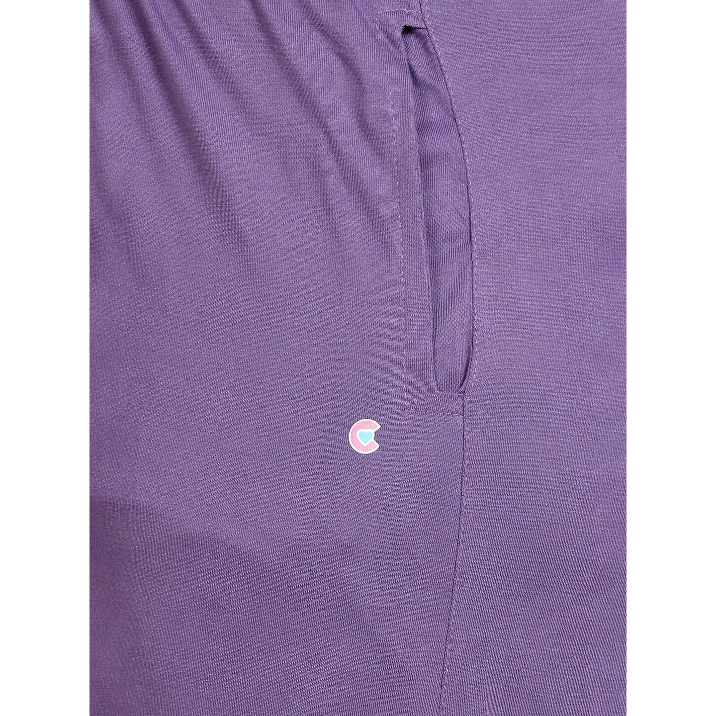 Cupid Women Plus Size's Regular Fit Lavender Trouser 5Xl