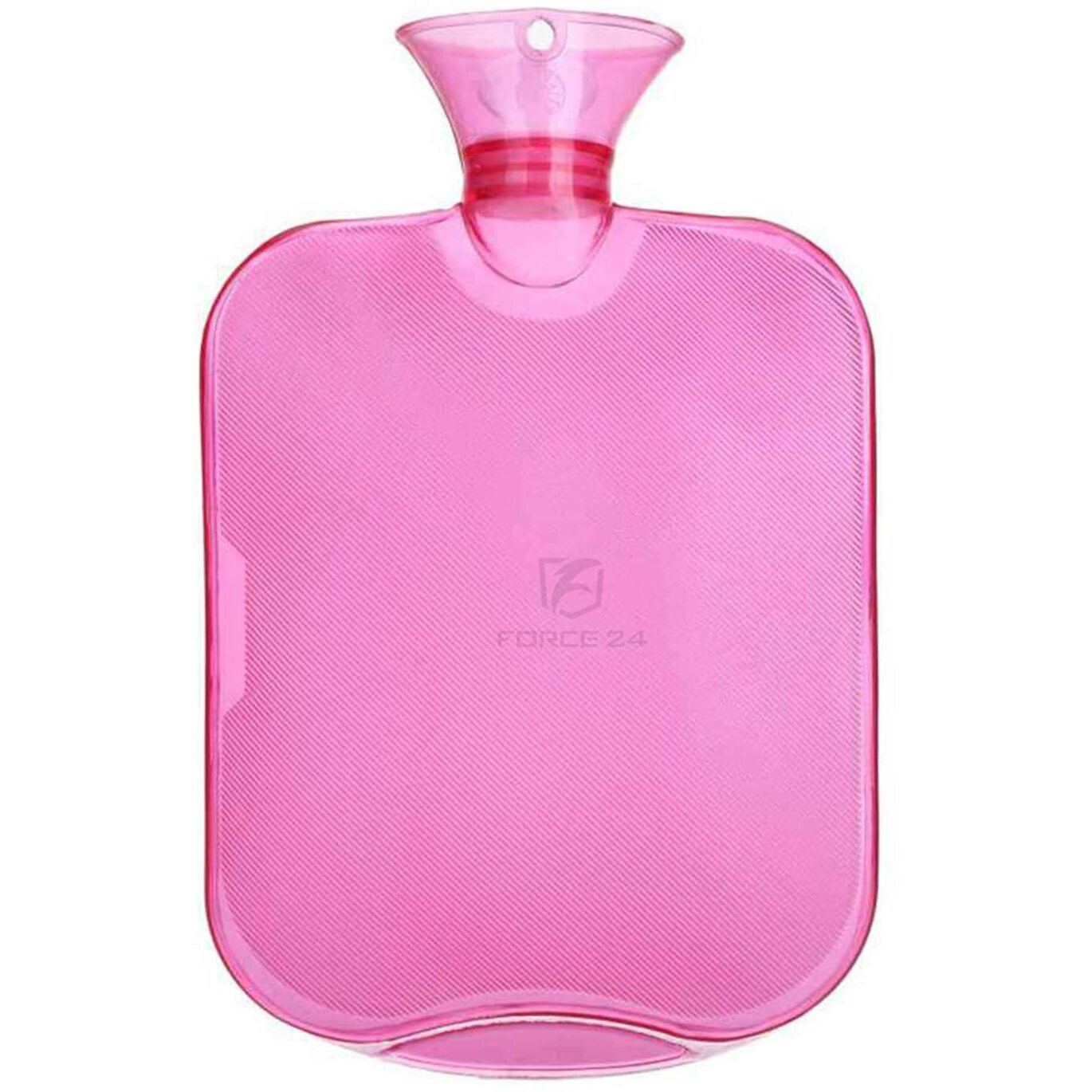 Force24 Transparent Hot Water Bag For Pain Relief (Pink)