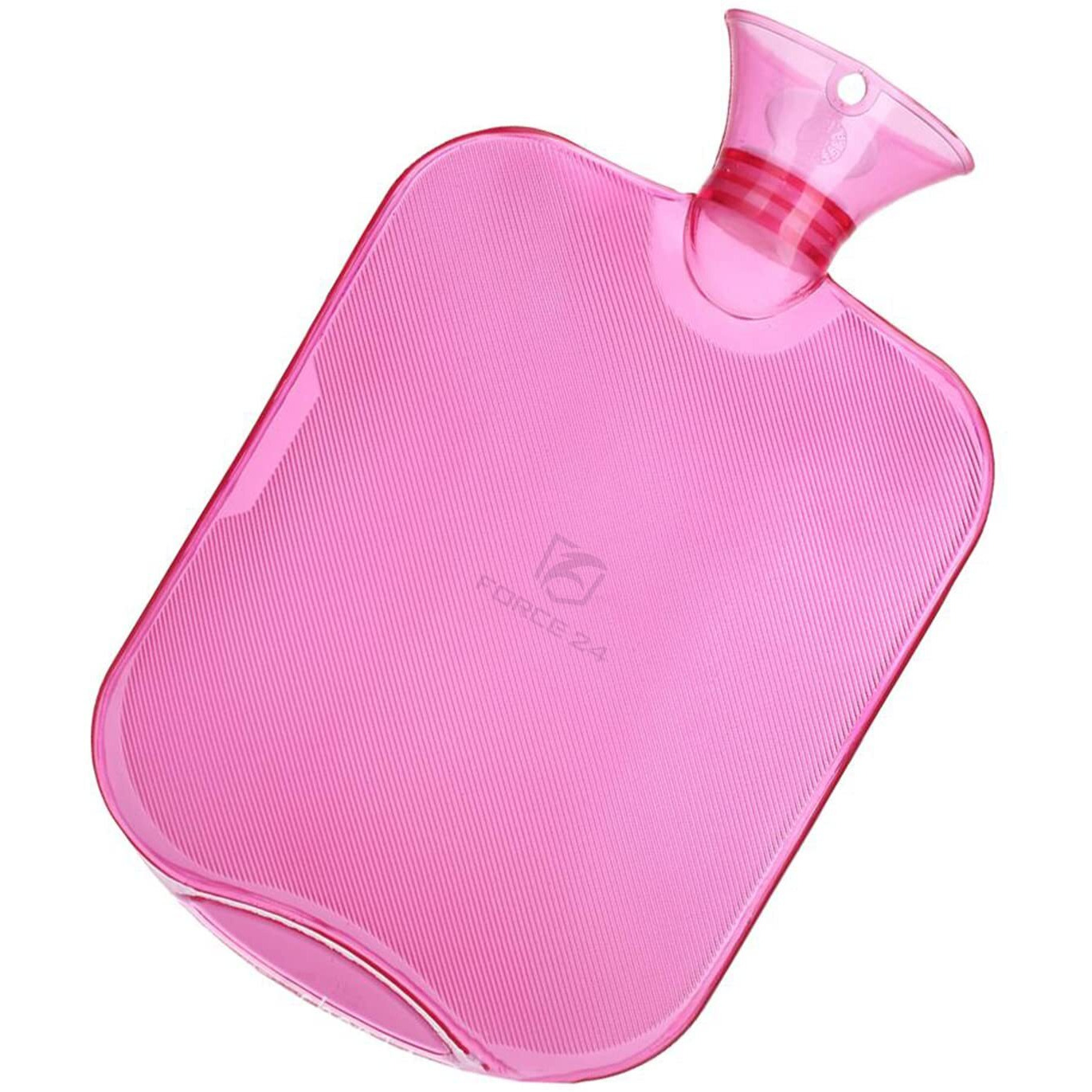 Force24 Transparent Hot Water Bag For Pain Relief (Pink)