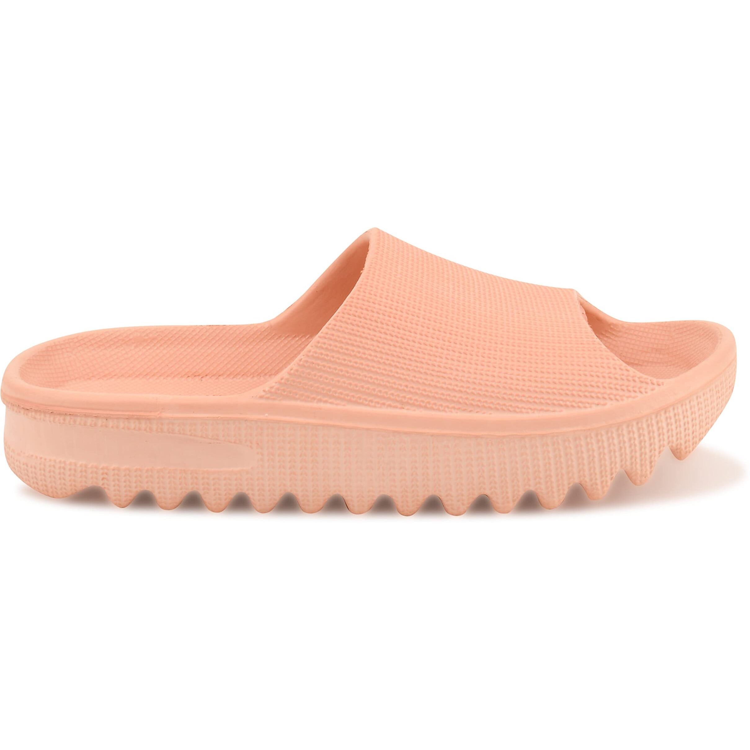 Beonza Women Stylish Slides Flip Flops Slippers Rose Gold,6