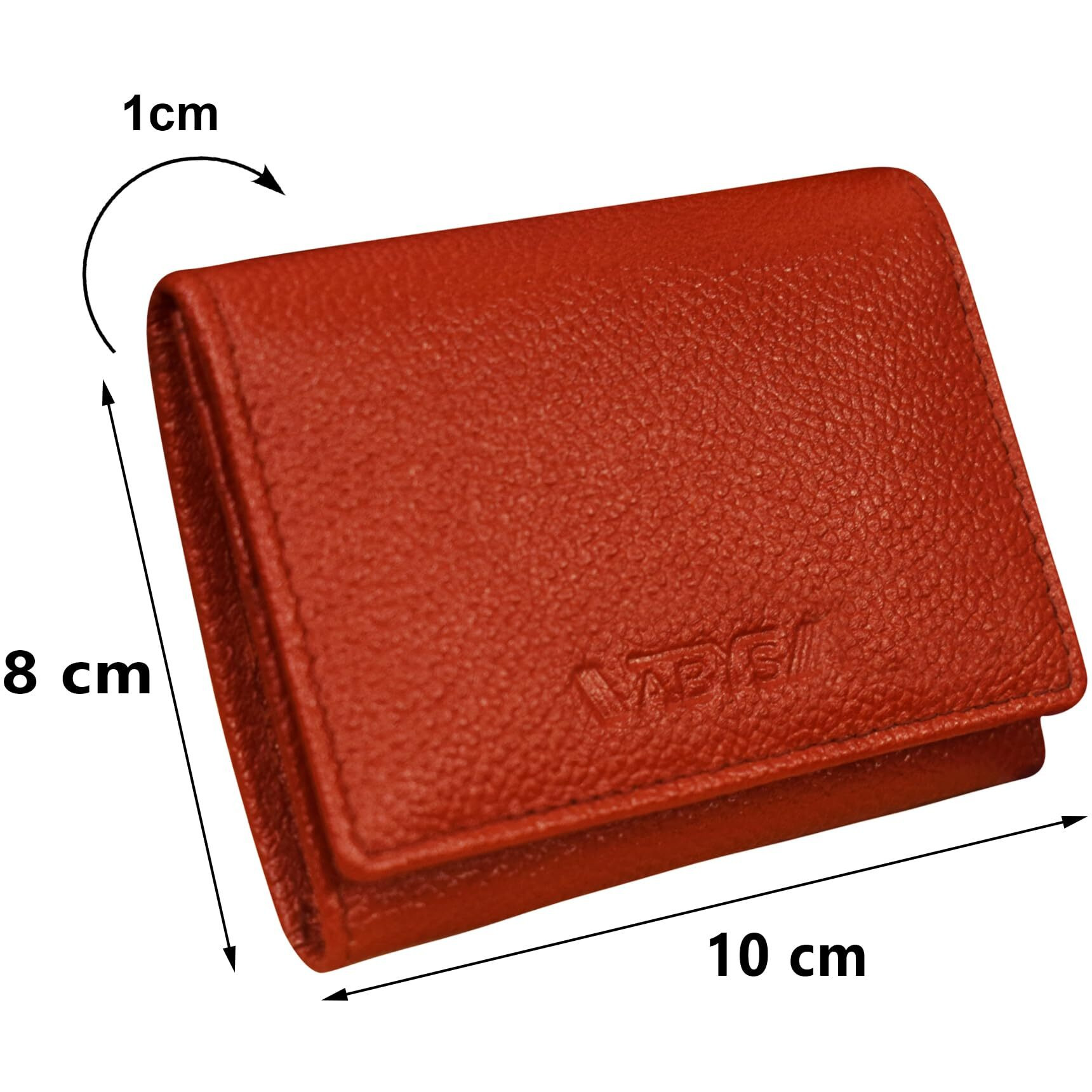 Abys Genuine Leather Light Brown Card Holder||Atm Card Case For Men & Women (8548Lb-A)