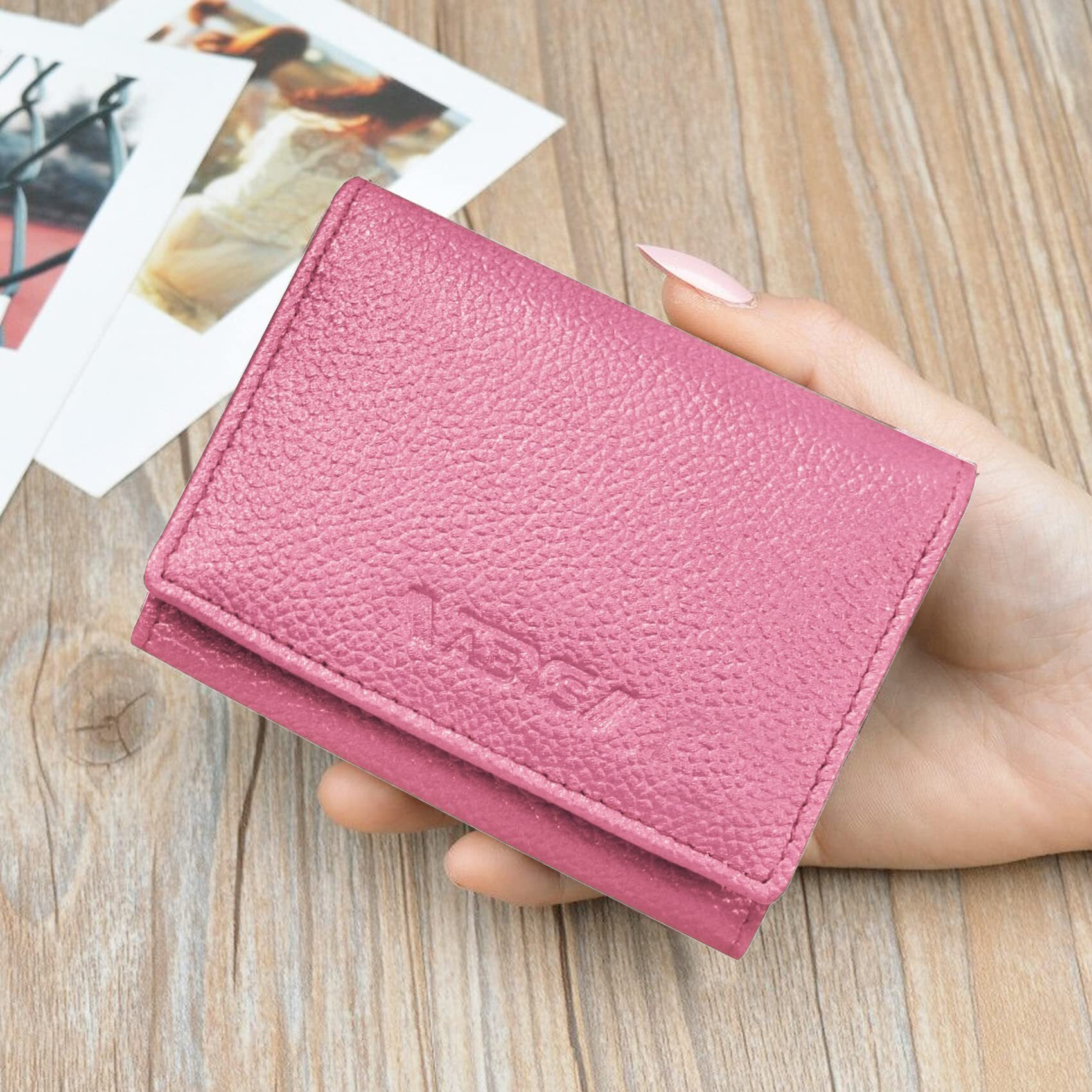 Abys Genuine Leather Pink Card Holder||Atm Card Case For Women (8548Pn-A)