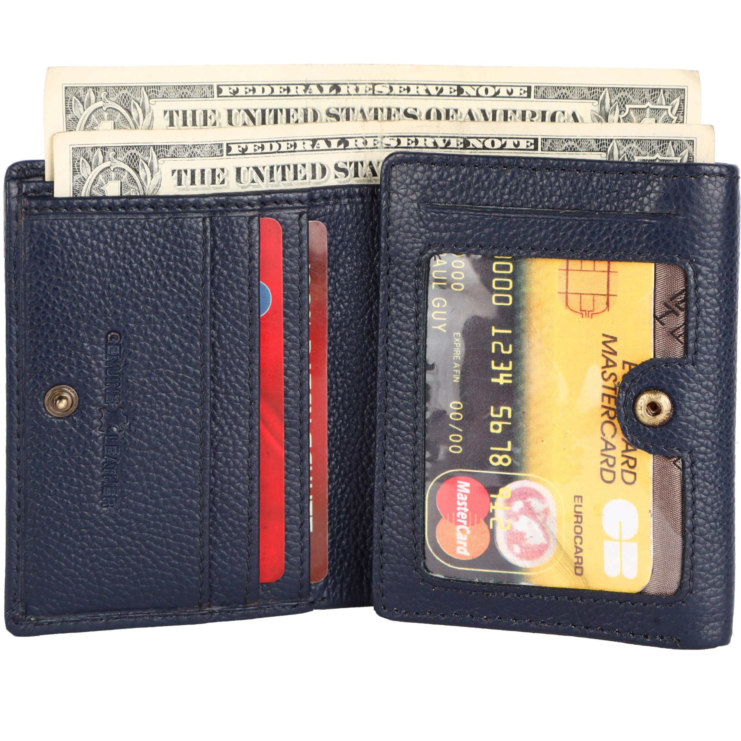 Hammonds Flycatcher Wallet For Men Leather Original, Men Wallet, Leather Wallet For Men Stylish, Mens Wallet Leather, Wallets For Man, 5 Card Slots, Purse For Men Branded, Gift For Men - Blue
