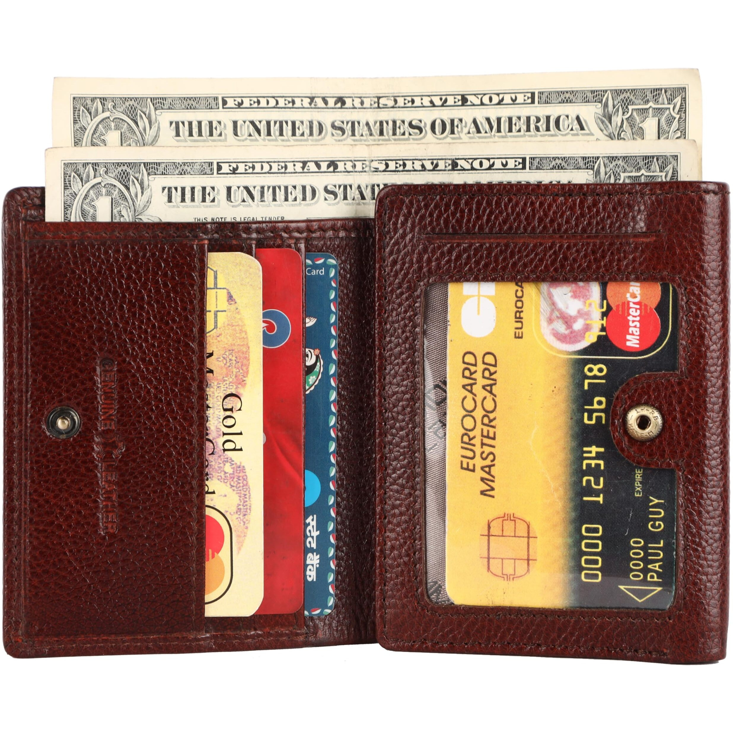 Hammonds Flycatcher Wallet For Men Leather Original, Men Wallet, Leather Wallet For Men Stylish, Mens Wallet Leather, Wallets For Man, 5 Card Slots, Purse For Men Branded, Gift For Men - Brown