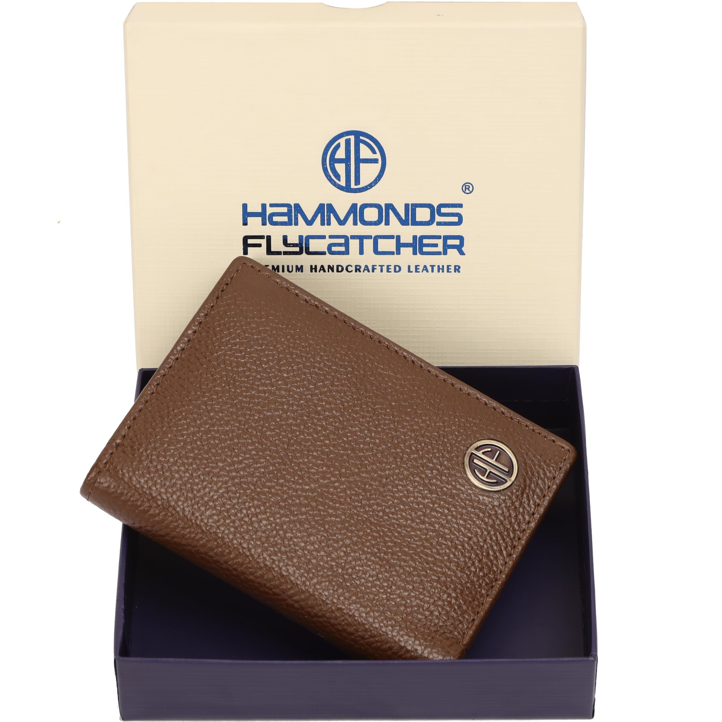 Hammonds Flycatcher Wallet For Men Leather Original, Men Wallet, Leather Wallet For Men Stylish, Mens Wallet Leather, Wallets For Man, 5 Card Slots, Purse For Men Branded, Gift For Men - Brushwood