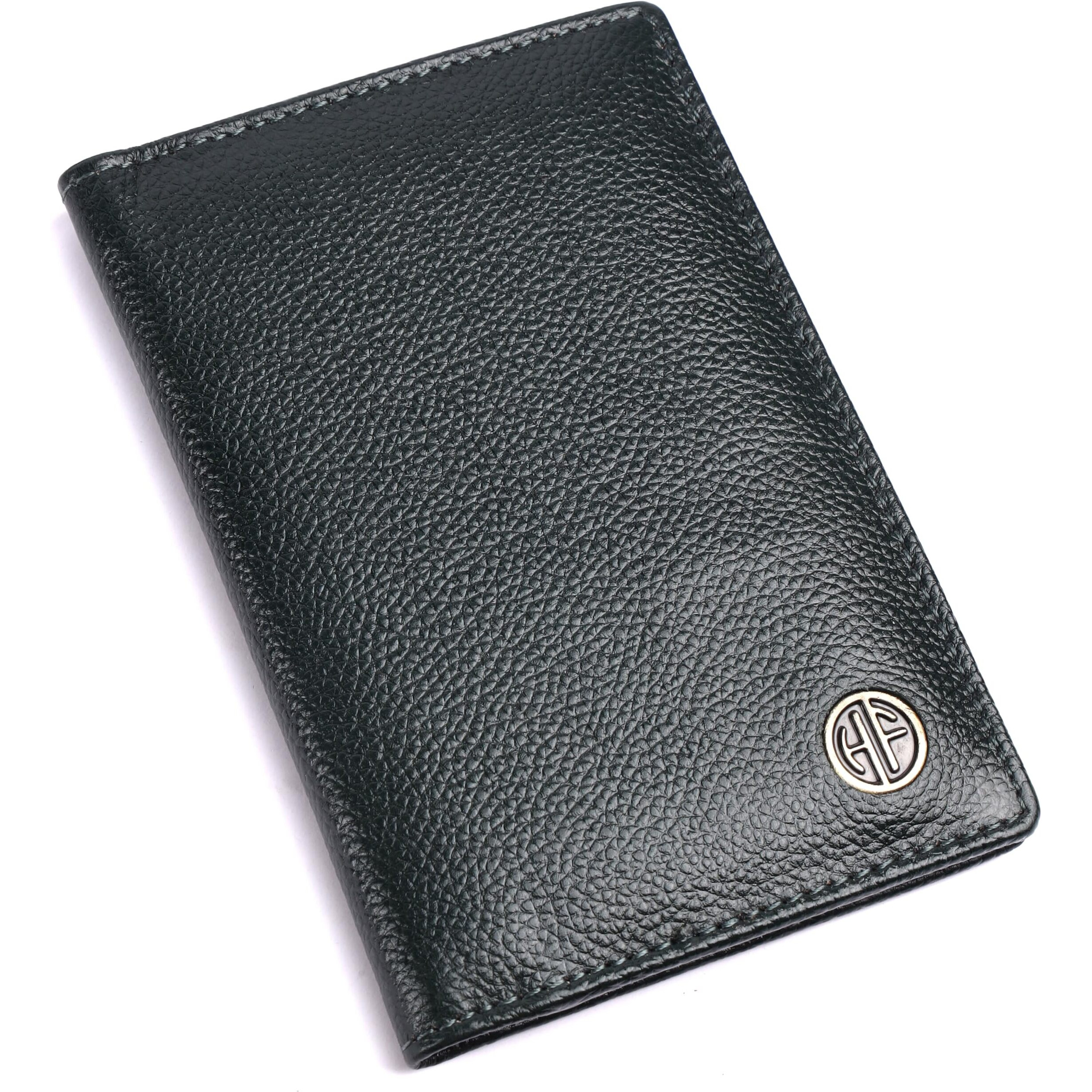 Hammonds Flycatcher Genuine Leather Passport Cover For Men, Passport Cover For Women, Rfid Passport Holder For Men Travel Accessories For Men, Passport Bag For Men, 3 Atm Card Slots - Green