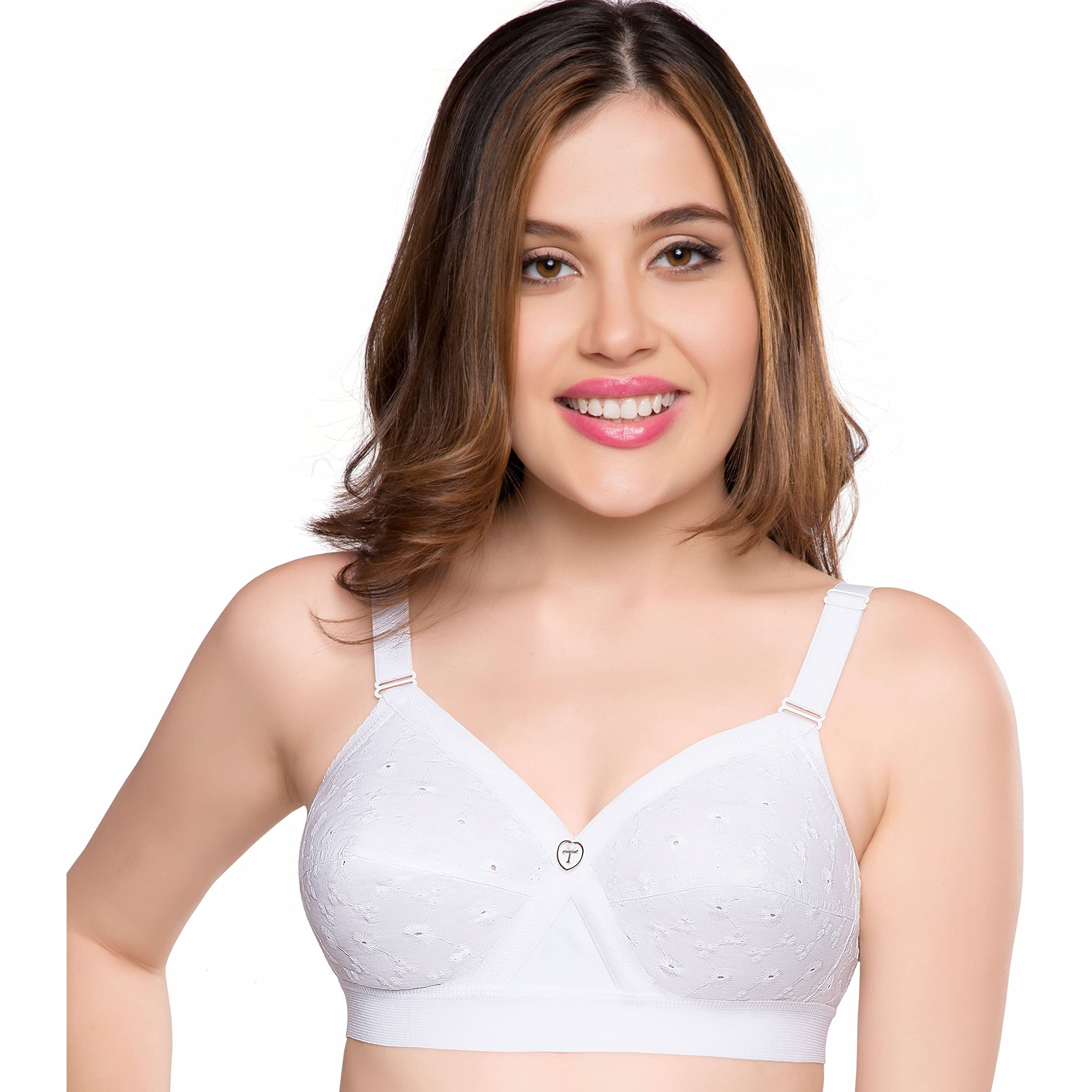 Krutika Chikan 40 White D - Cup