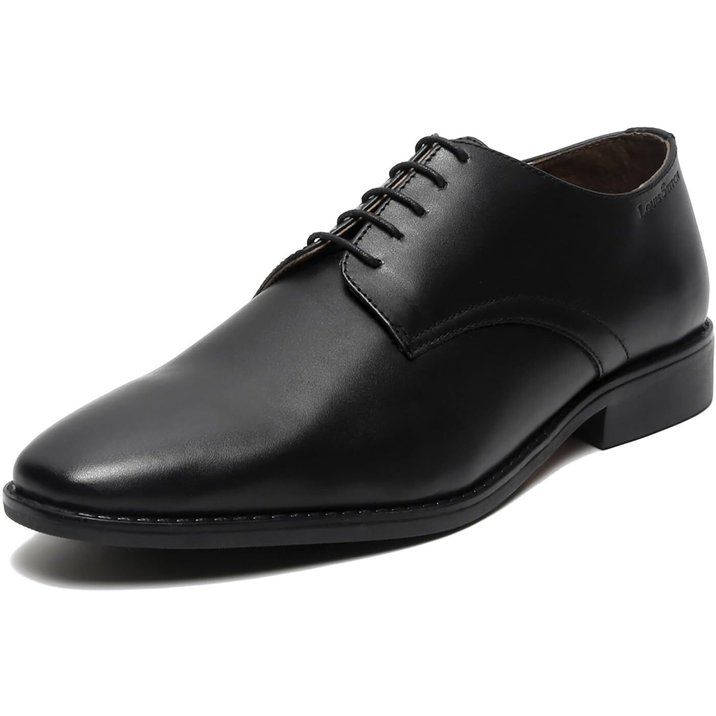 Louis Stitch Formal Derby Lace Up Shoes For Men | Handcrafted Italian Leather Mens Shoes | Black | Rxpl | Uk Size 8