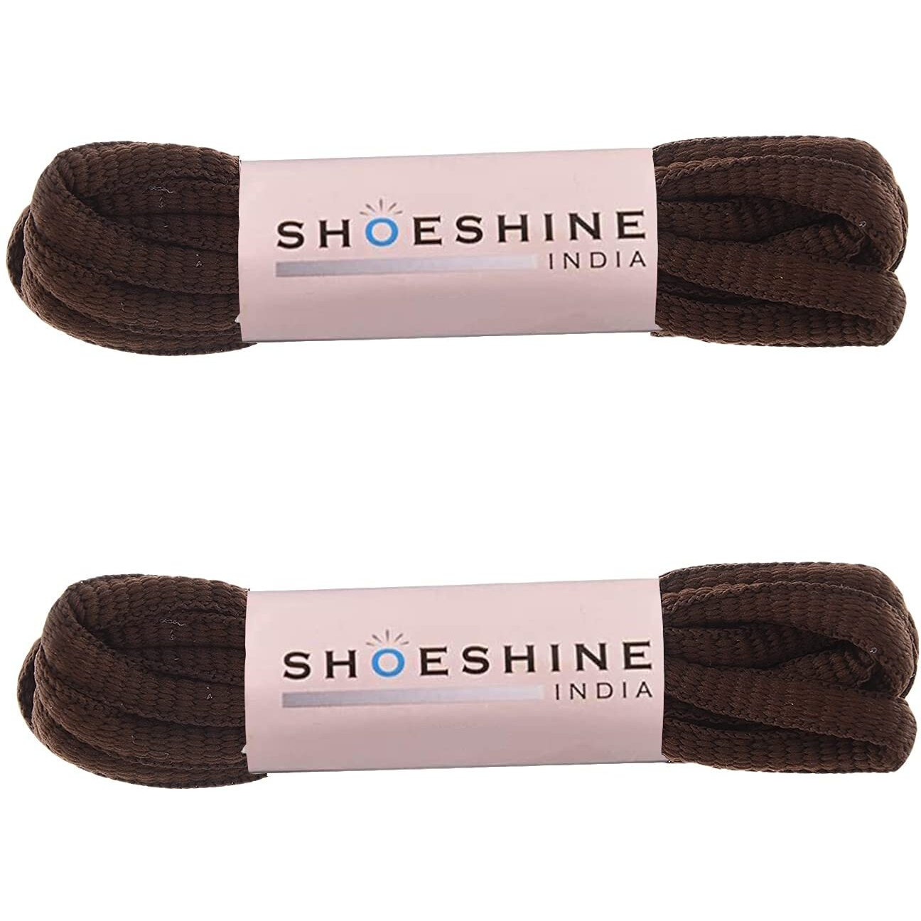 Shoeshine Oval Shoelace Dark Brown Shoe Lace Sport Shoes And Sneaker Shoe Laces - Shoes Lace