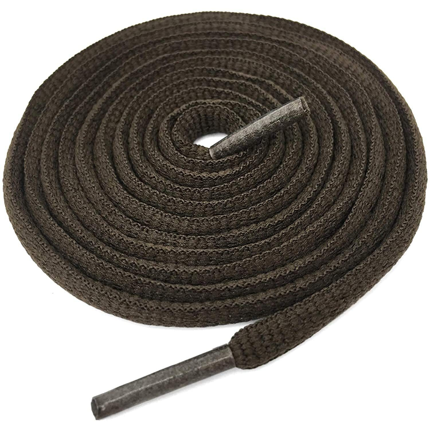 Shoeshine Oval Shoelace Dark Brown Shoe Lace Sport Shoes And Sneaker Shoe Laces - Shoes Lace