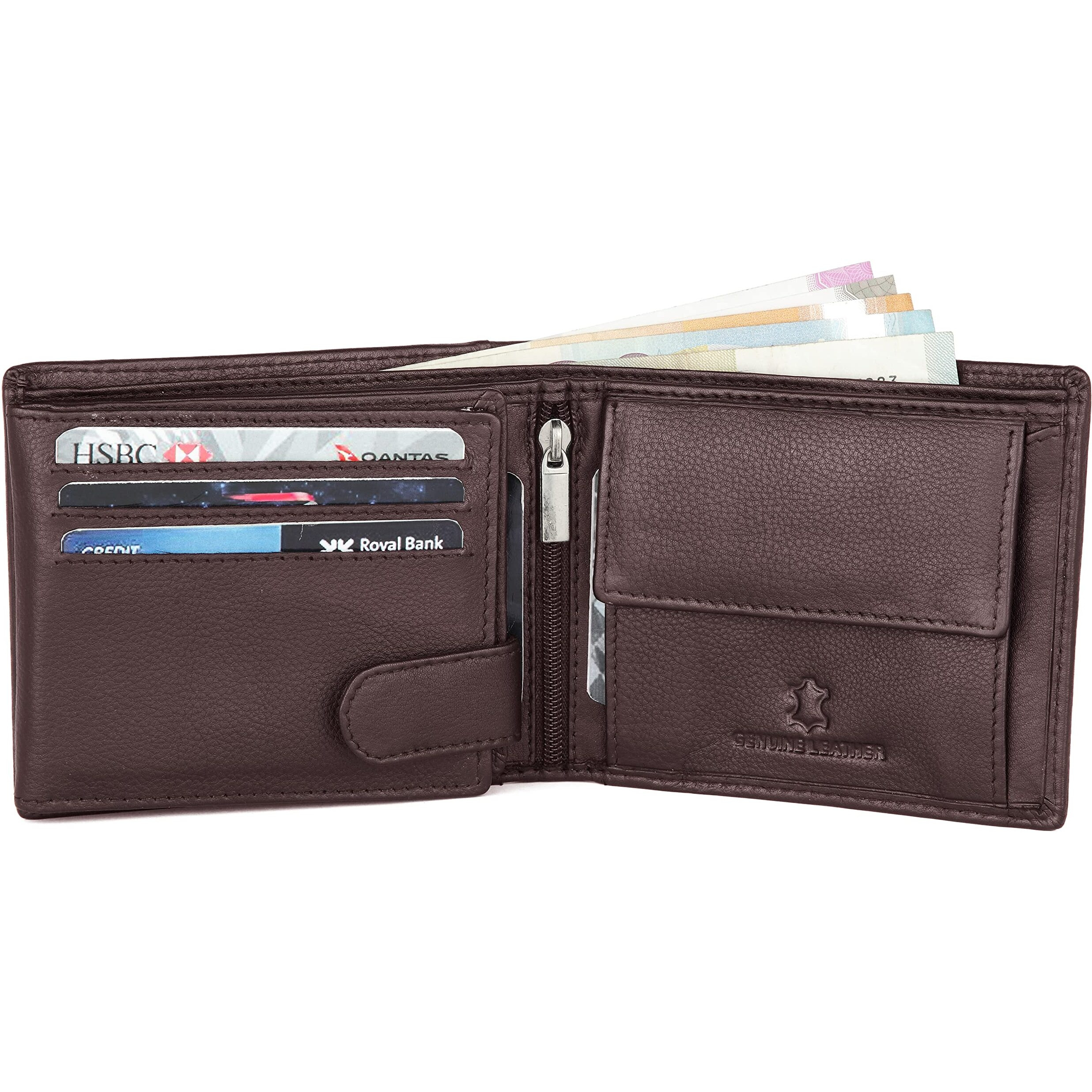 Wildhorn Rfid Protected Leather Wallet For Men, Brown