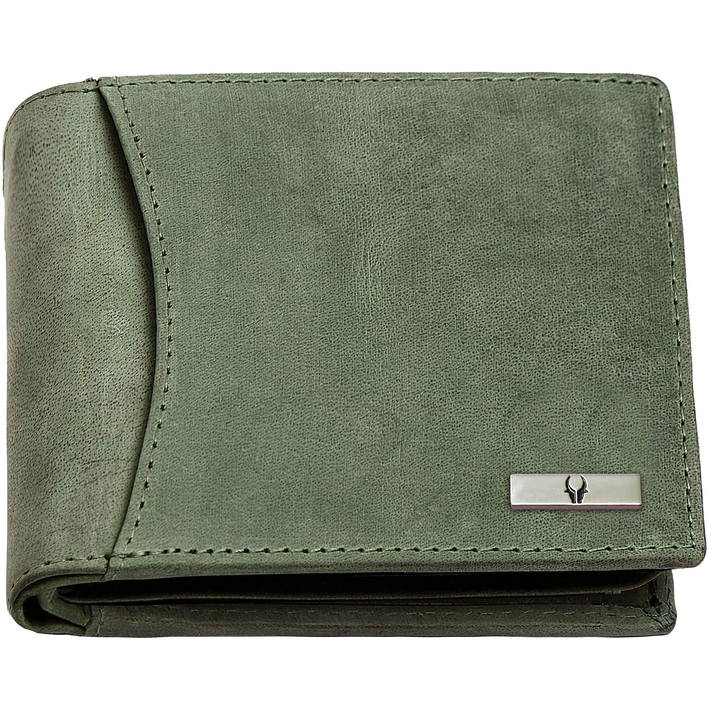 Wildhorn Rfid Protected Leather Wallet For Men, Green Hunter