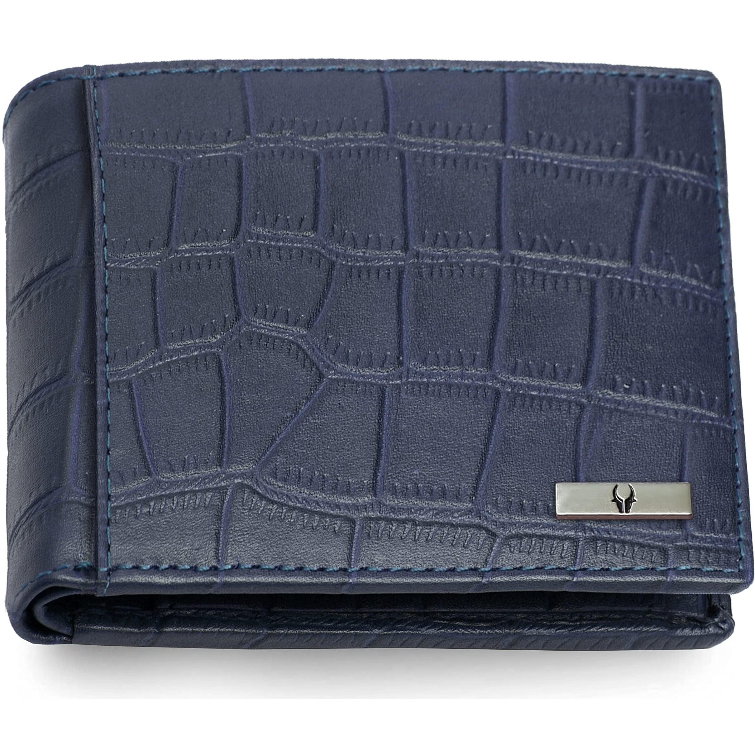 Wildhorn Rfid Protected Leather Wallet For Men, Blue