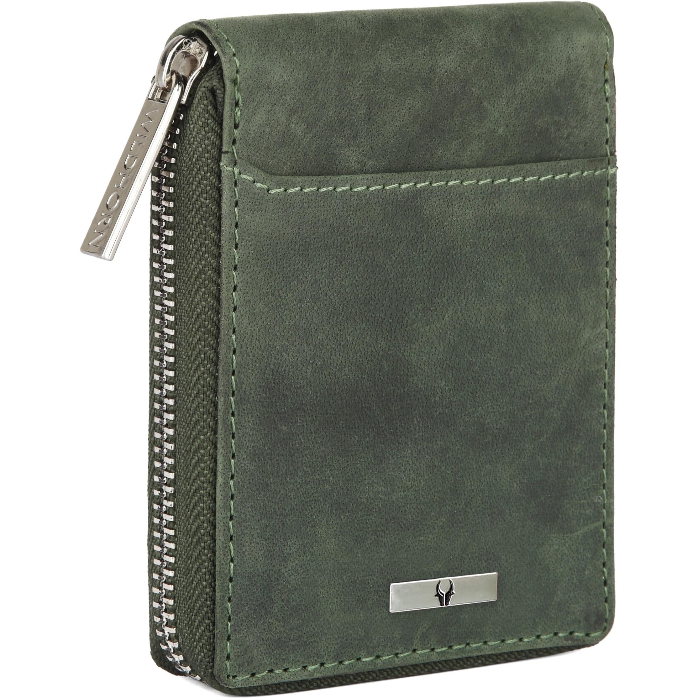 Wildhorn Leather Wallet For Men, Green Hunter