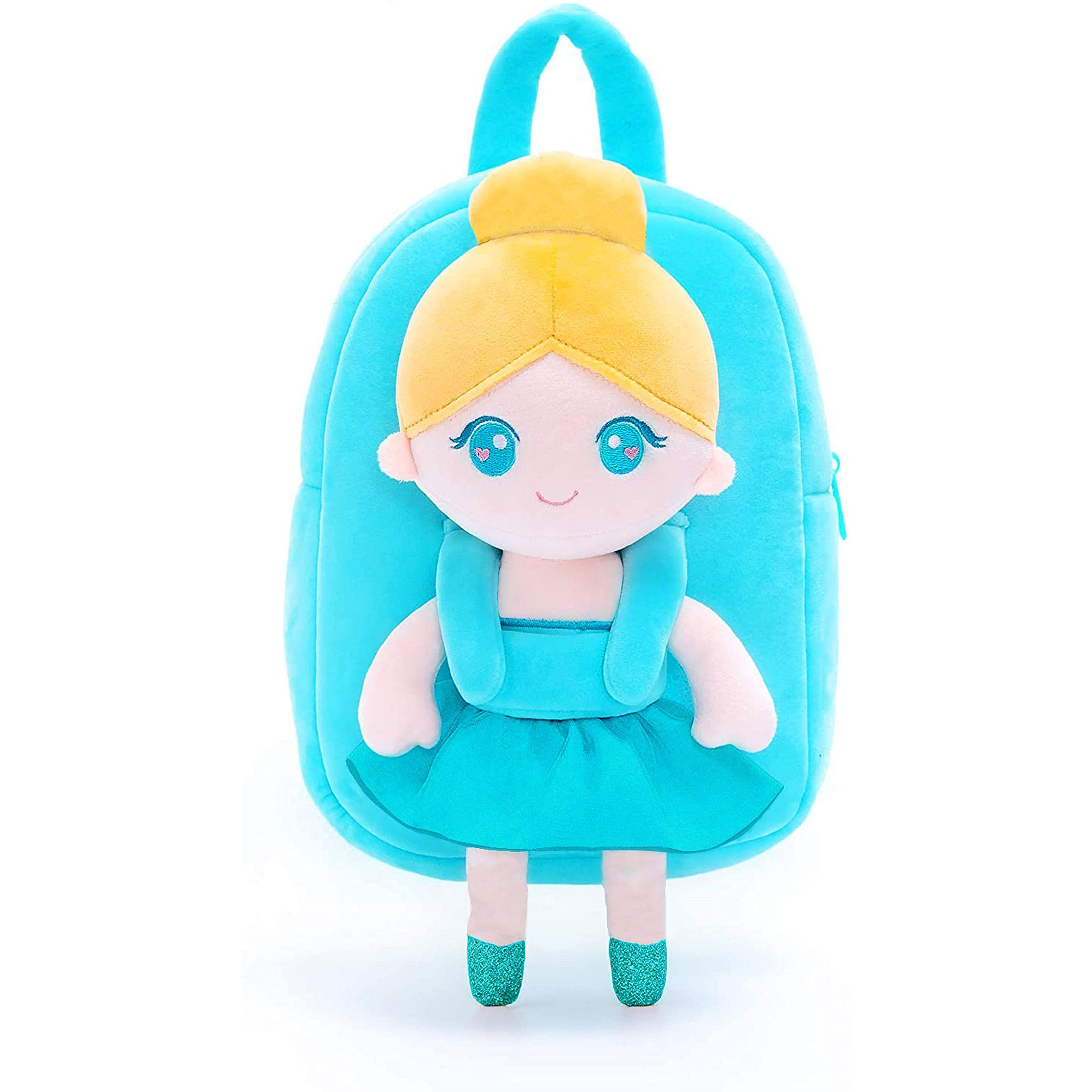 Frantic Kids Soft Cartoon Animal Travelling School Bag Soft Plush School Bagpack Boys Girls Baby For 2 To 5 Years Baby/Boys/Girls Nursery, Preschool,Picnic(Sky_Ballerinadoll), 10 Liters